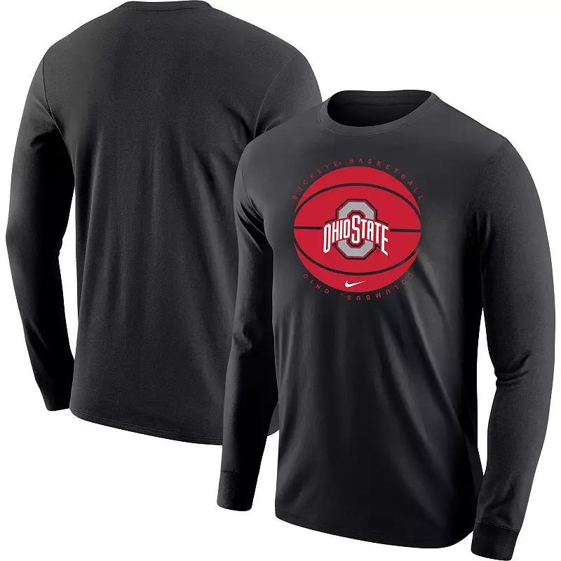 Mens Nike Arizona Wildcats Basketball Long Sleeve T-Shirt Blue Product Image