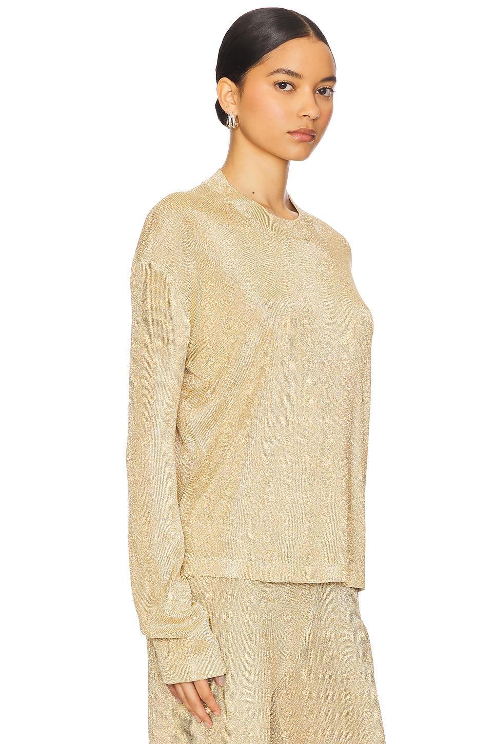 Hana Metallic Knit Top SER.O.YA Product Image