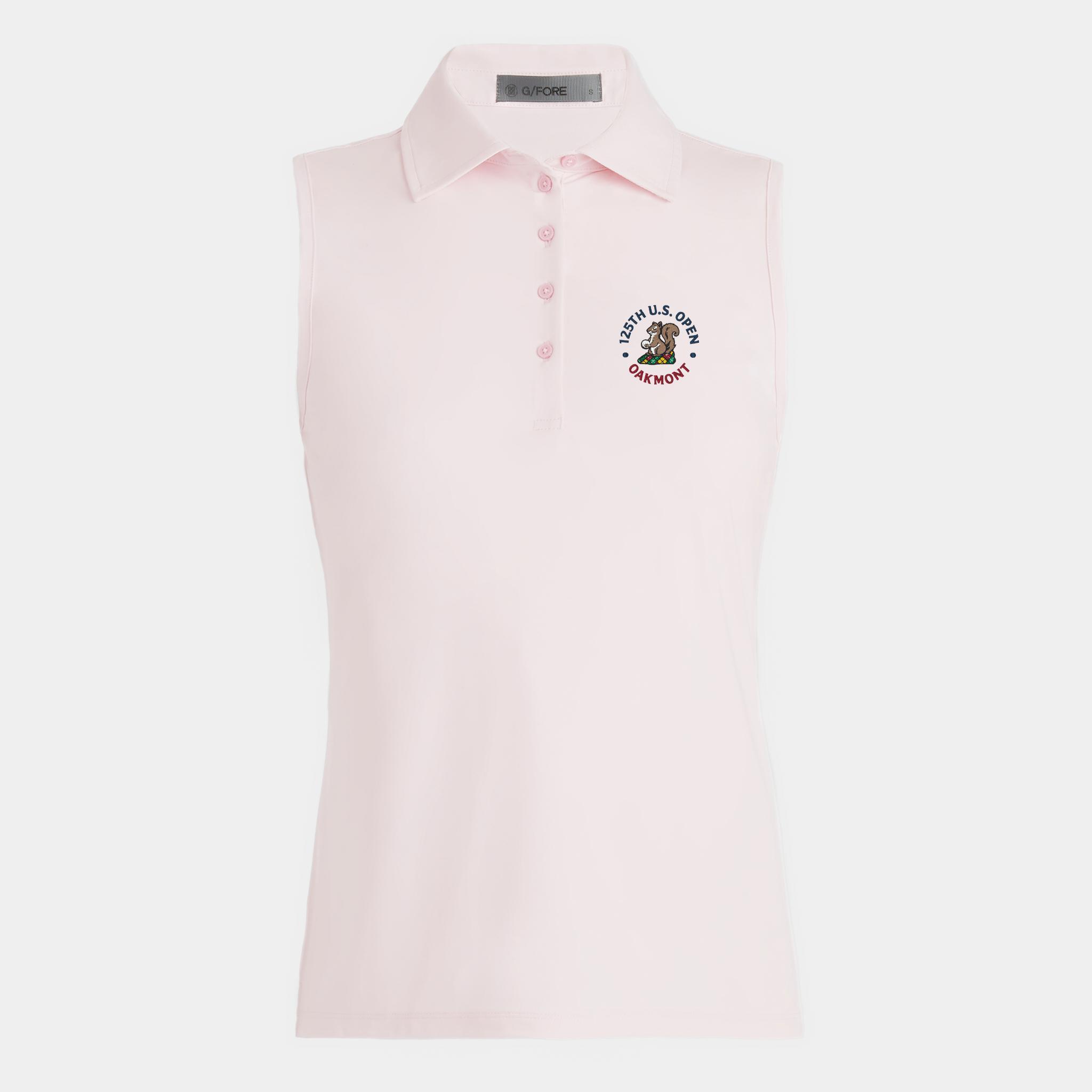 SILKY TECH NYLON SLEEVELESS POLO Product Image