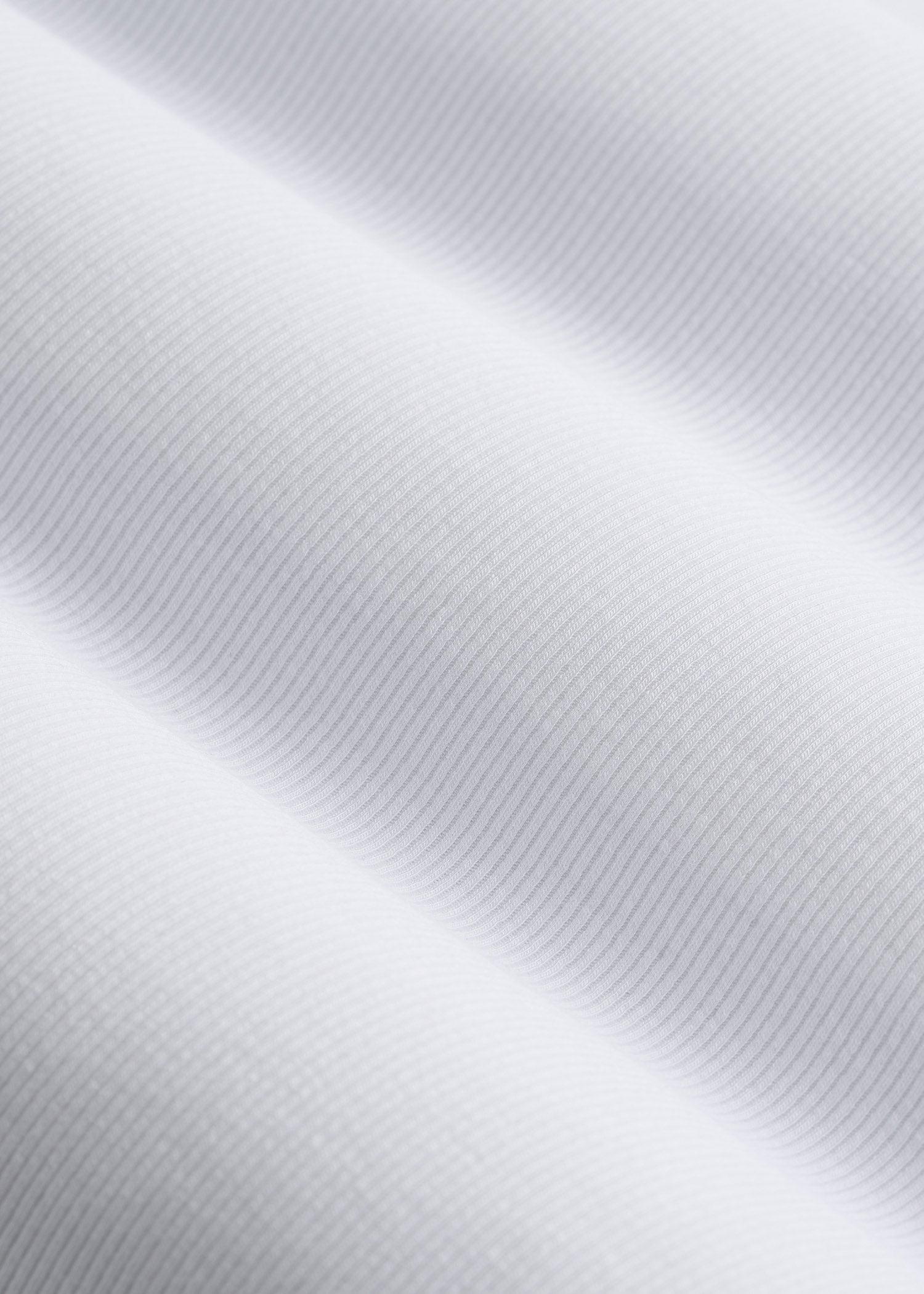Long Sleeve Ribbed Squareneck Top for Tall Women in Bright White Product Image