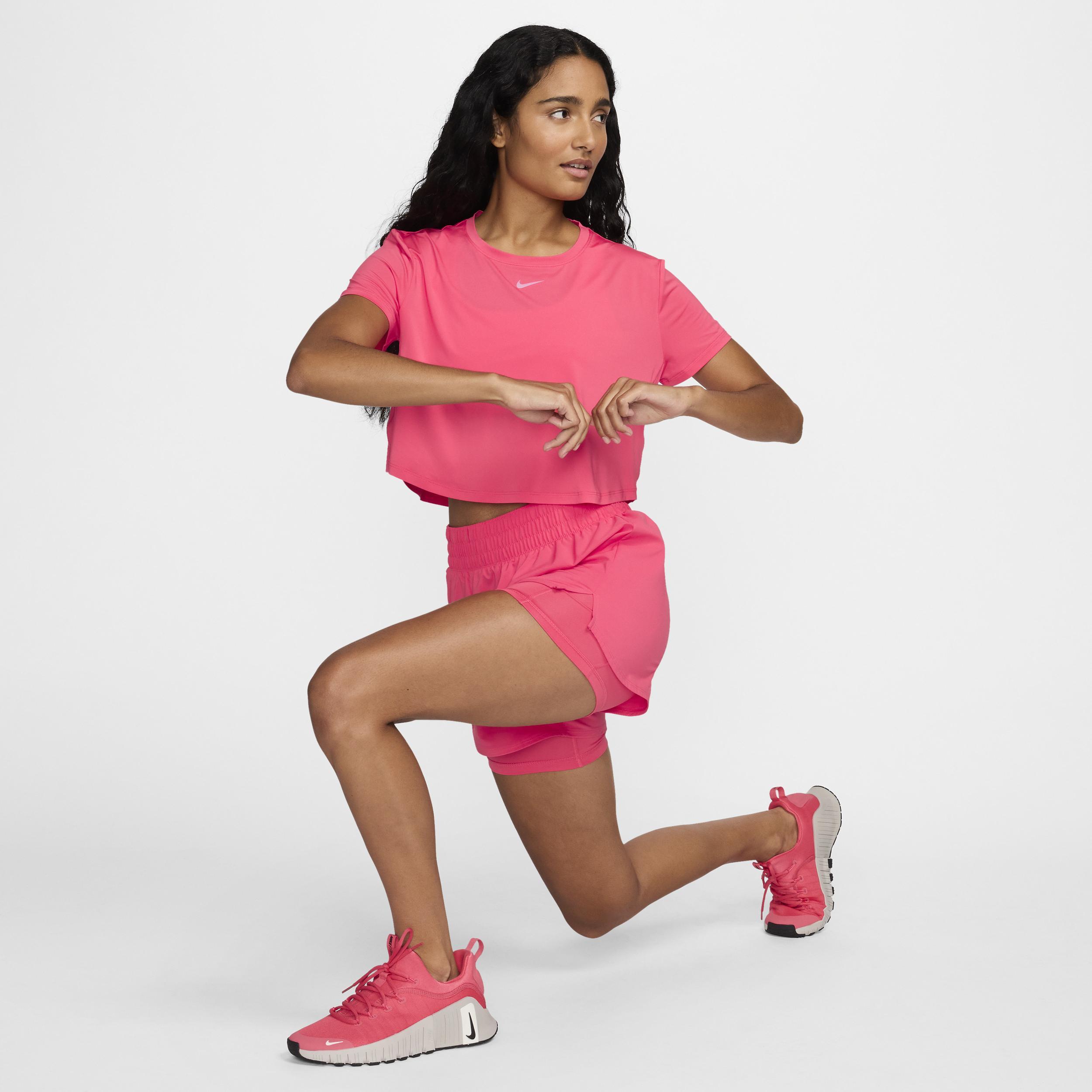 Nike Women's One Classic Dri-FIT Short-Sleeve Cropped Top Product Image