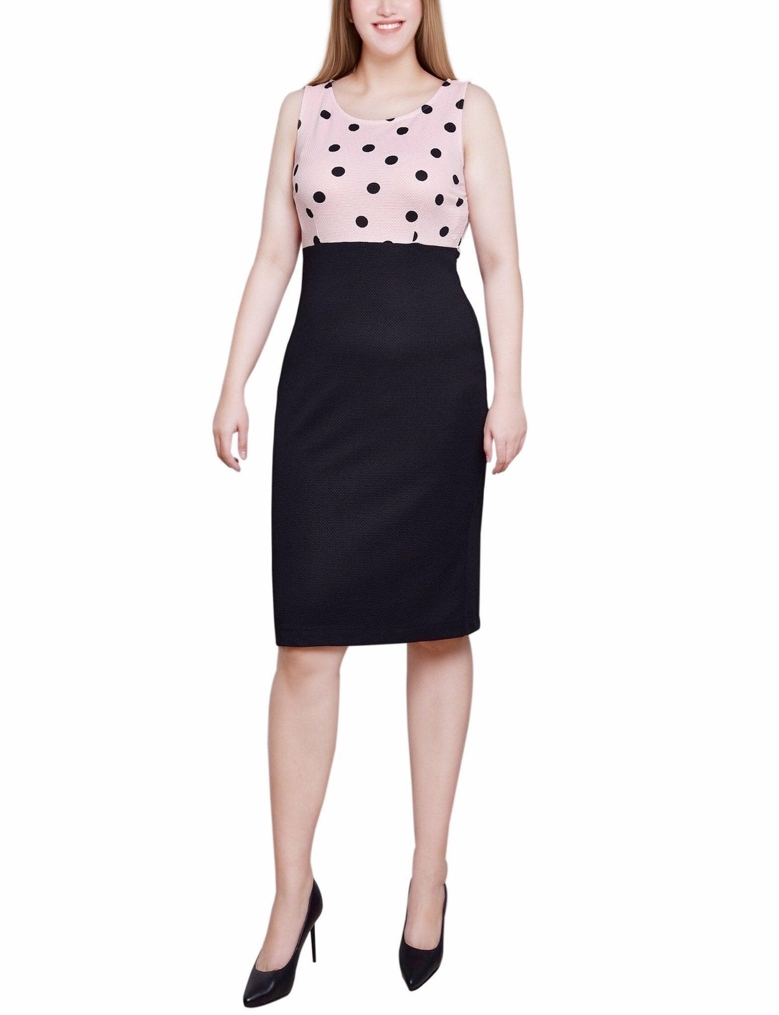 Katiya Dotted Colorblocked Dress Set Product Image