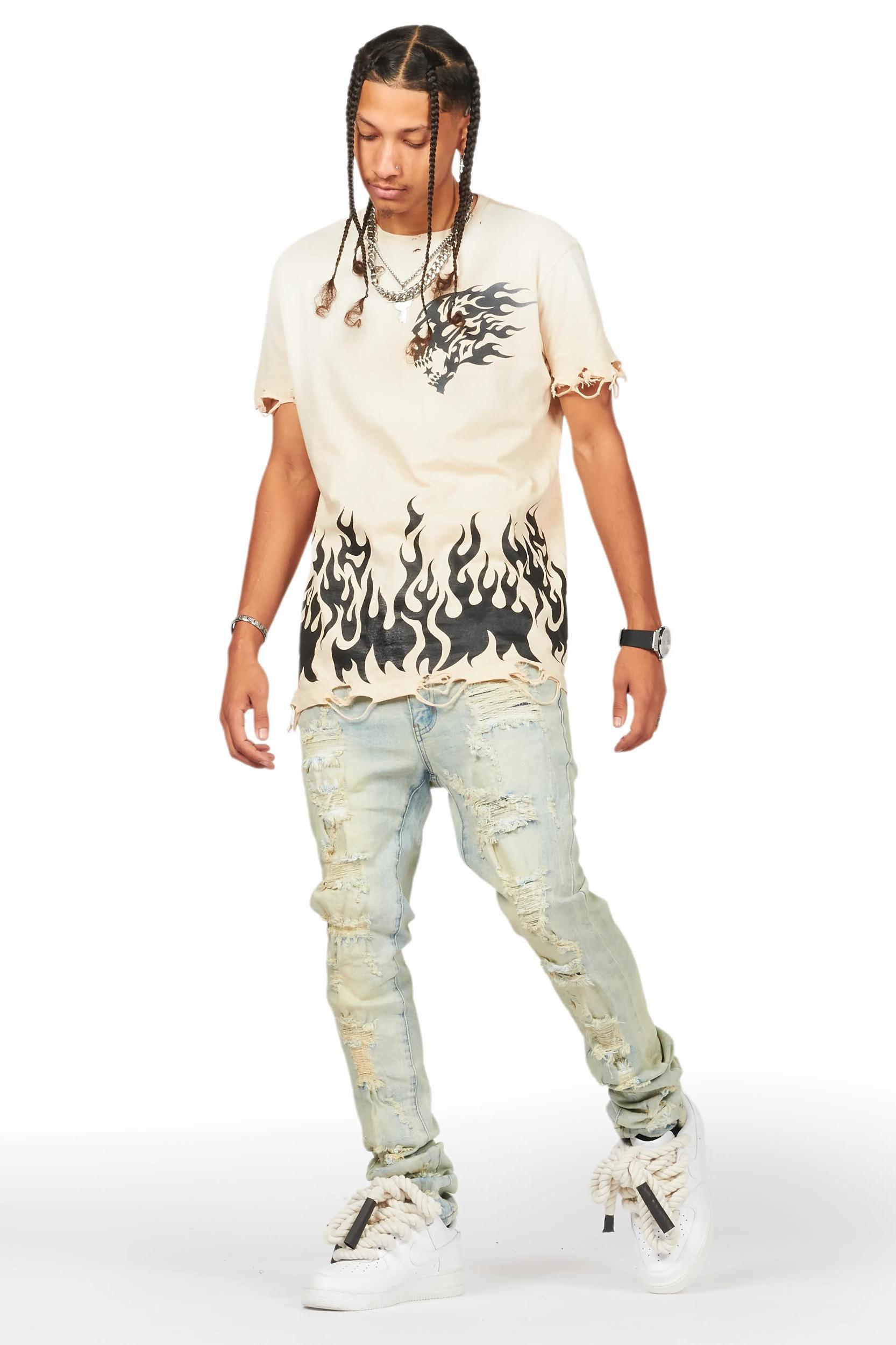 Holibert Light Blue Slim Fit Jean Male Product Image