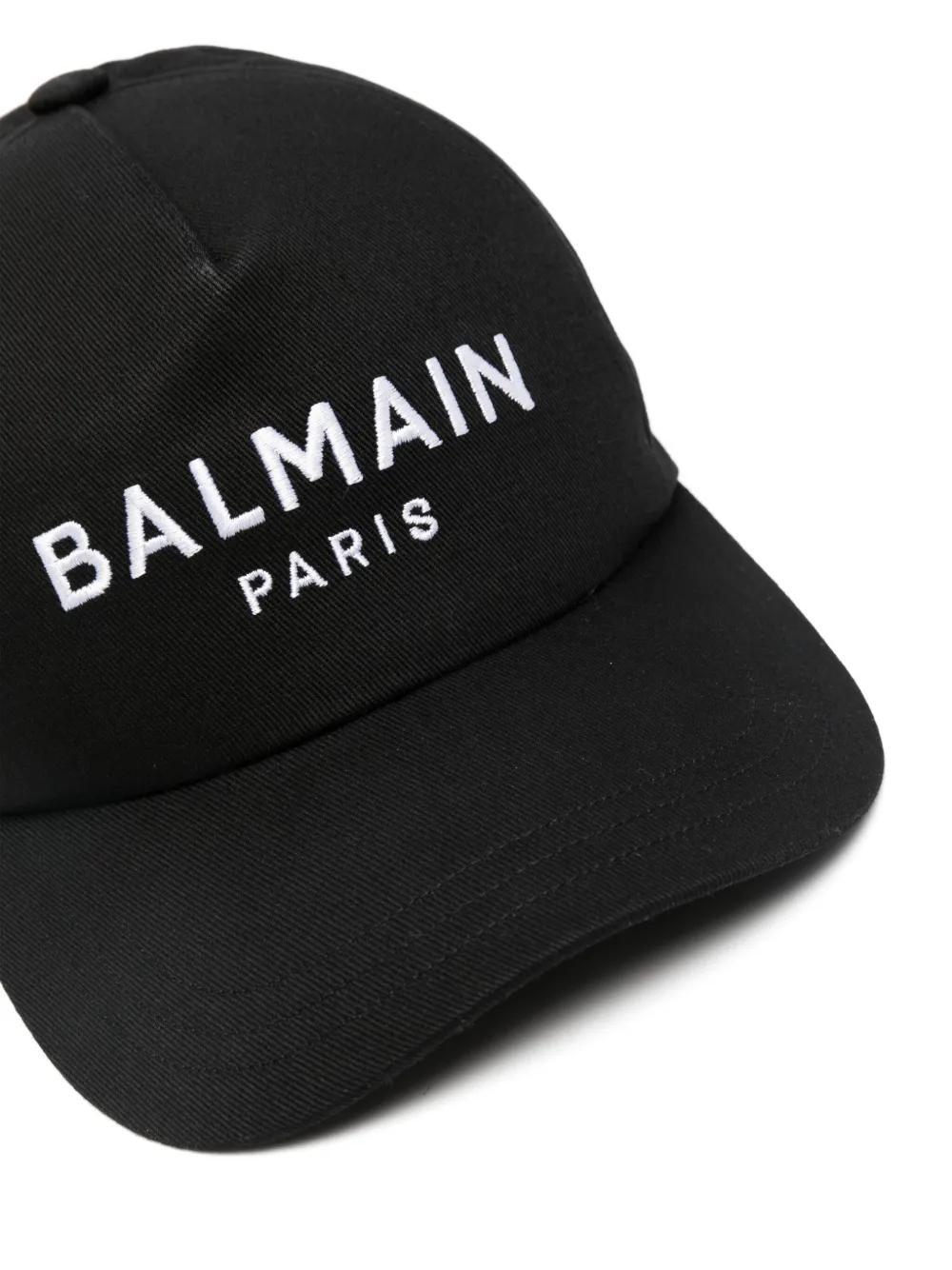 logo-embroidered cotton cap hat Product Image