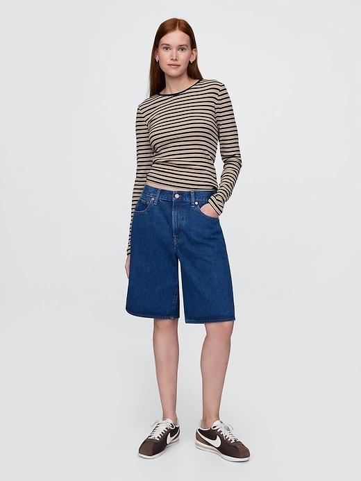Modern Rib Cropped T-Shirt Product Image