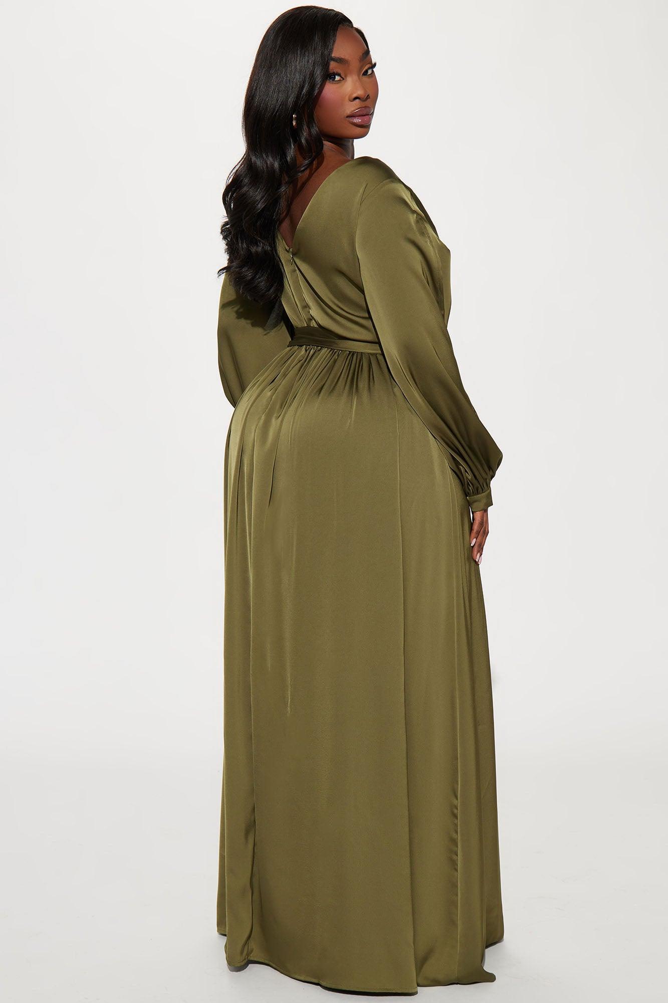 Belle Maxi Dress - Olive Product Image
