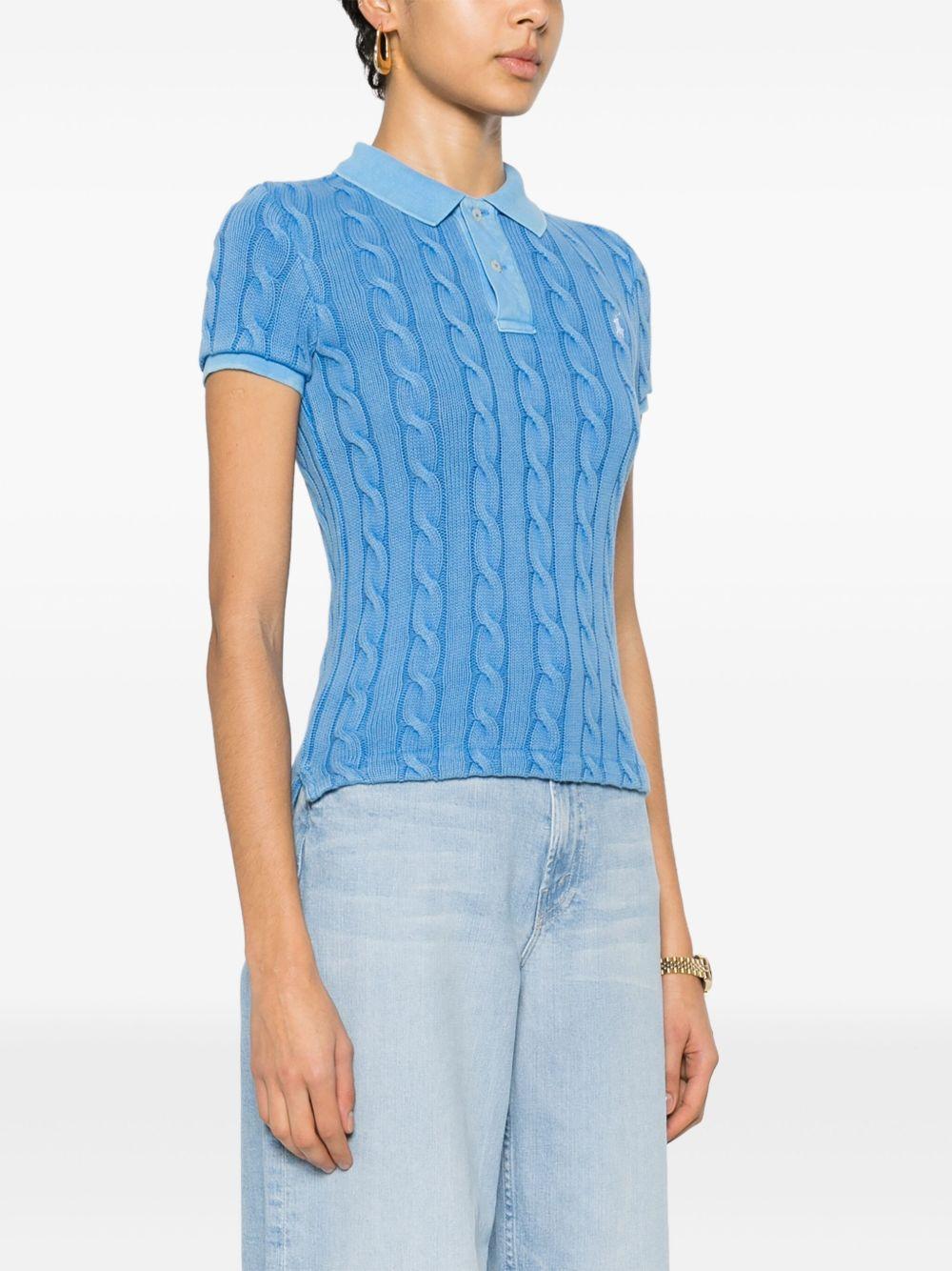 Polo Pony-embroidered polo shirt Product Image