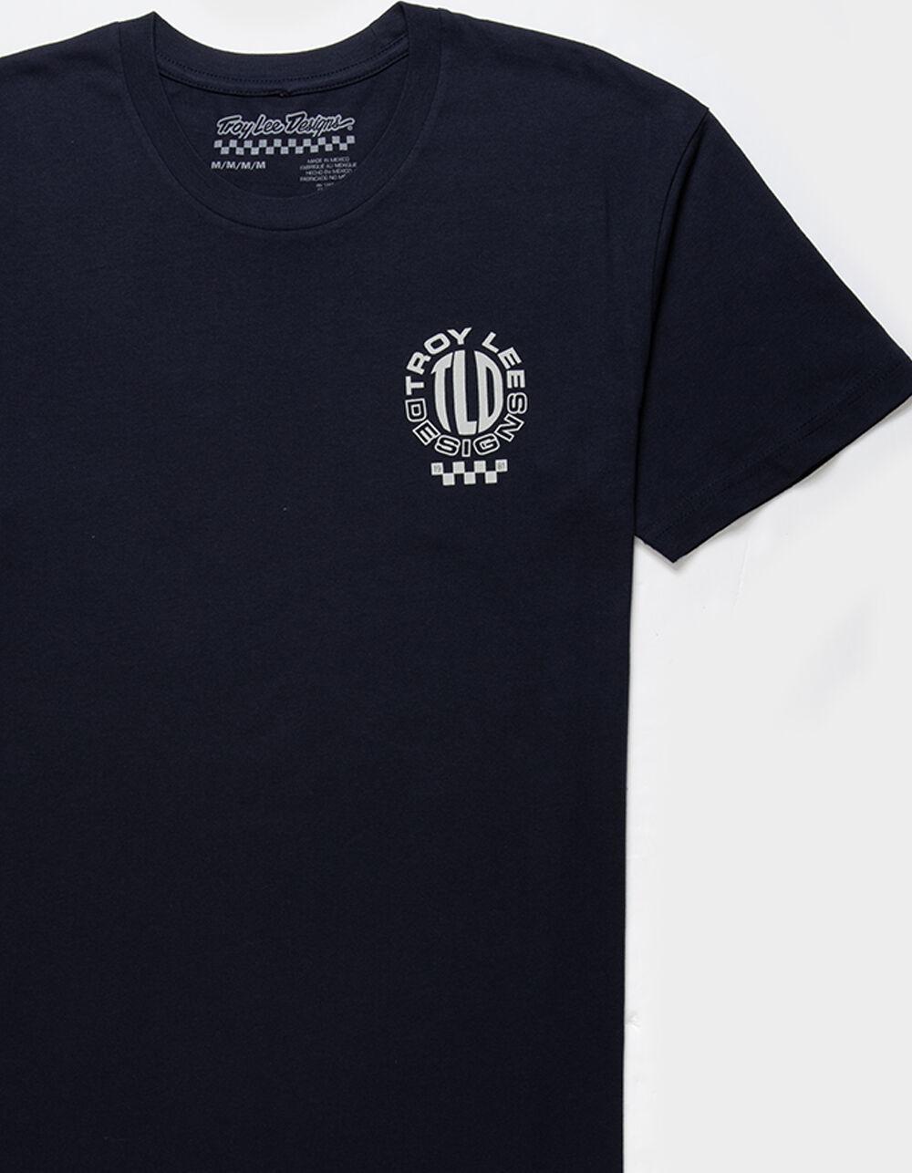 TROY LEE DESIGNS Bubbled Checks Mens Tee - NAVY Product Image