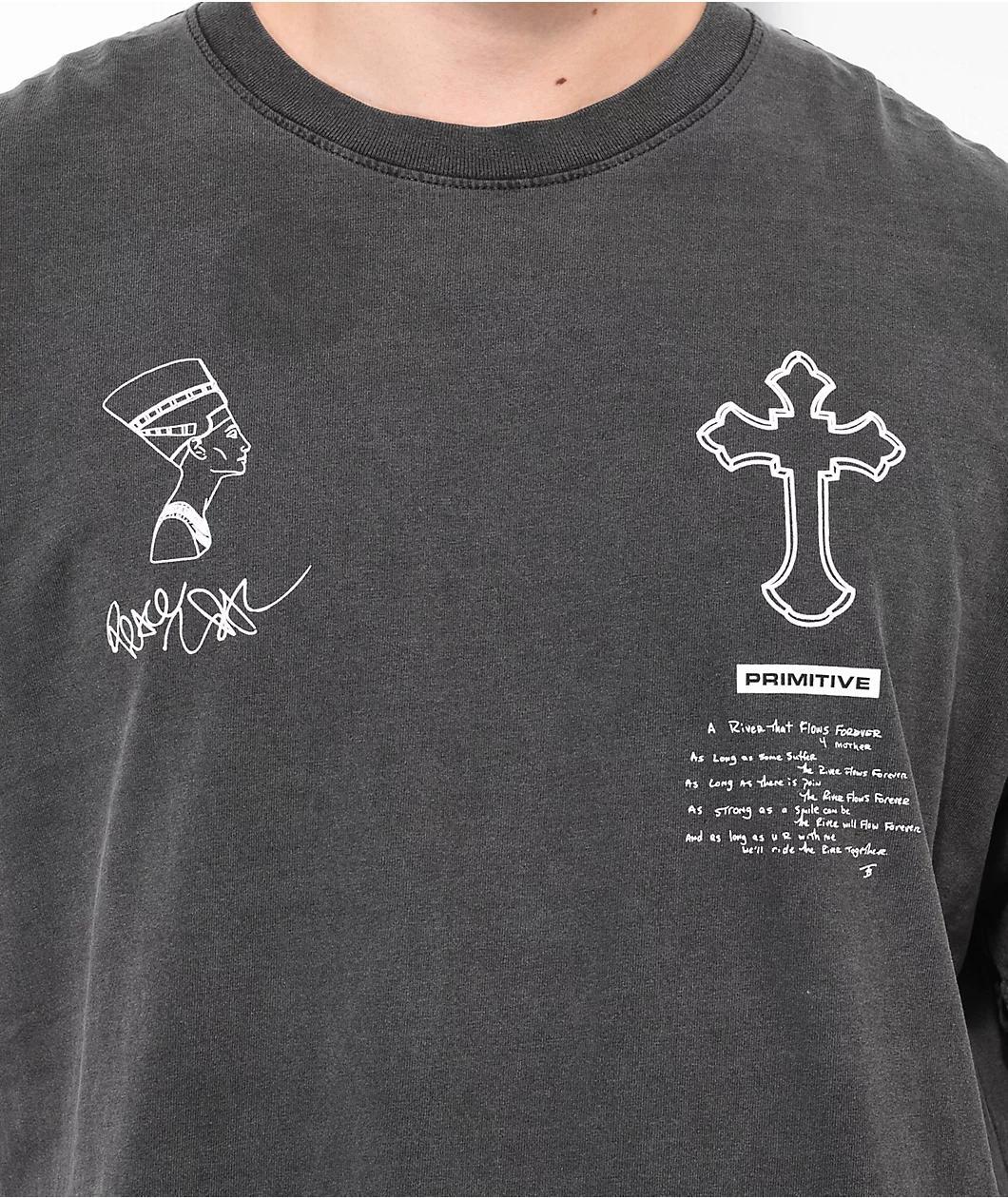 Primitive x Tupac Forever Black Wash T-Shirt Product Image