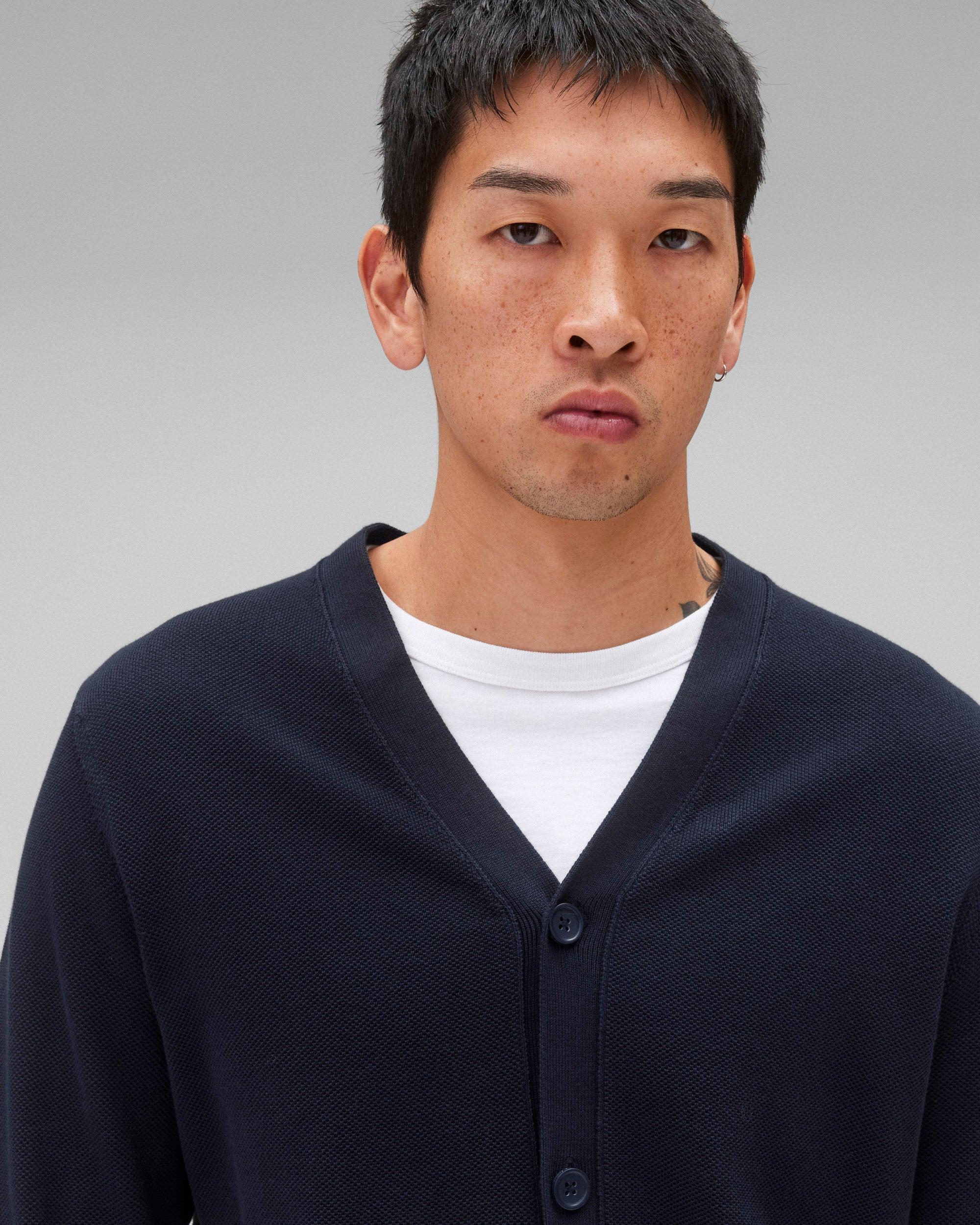 Mens Wool Polo Sweater Product Image