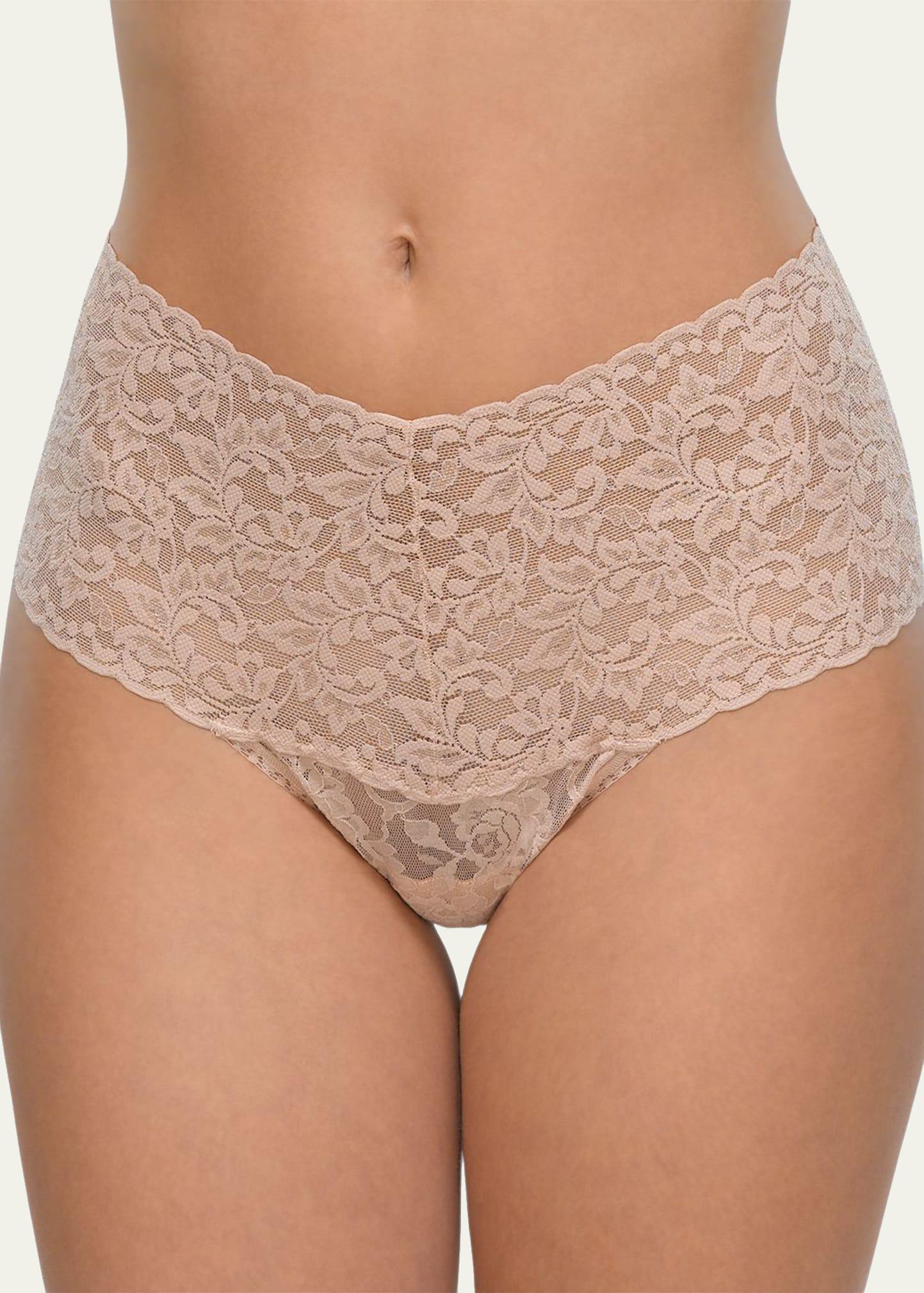 Retro Signature Lace Thong Product Image