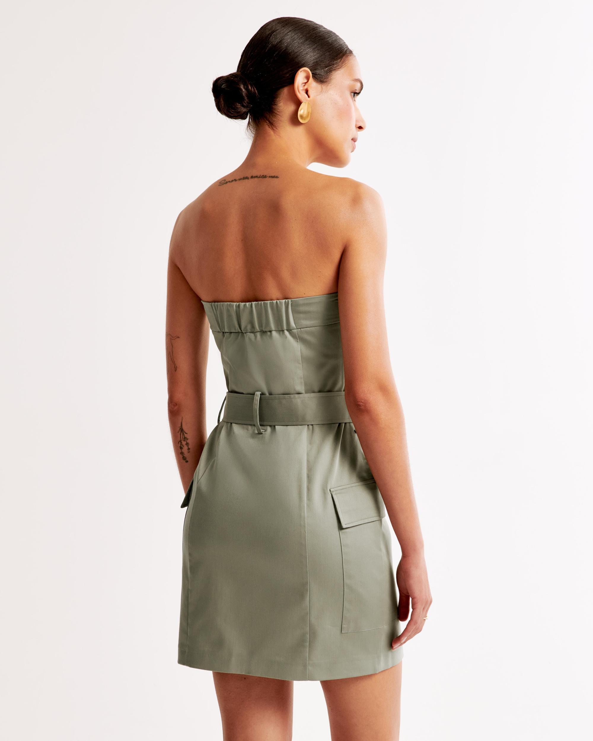 Strapless Utility Mini Dress Product Image