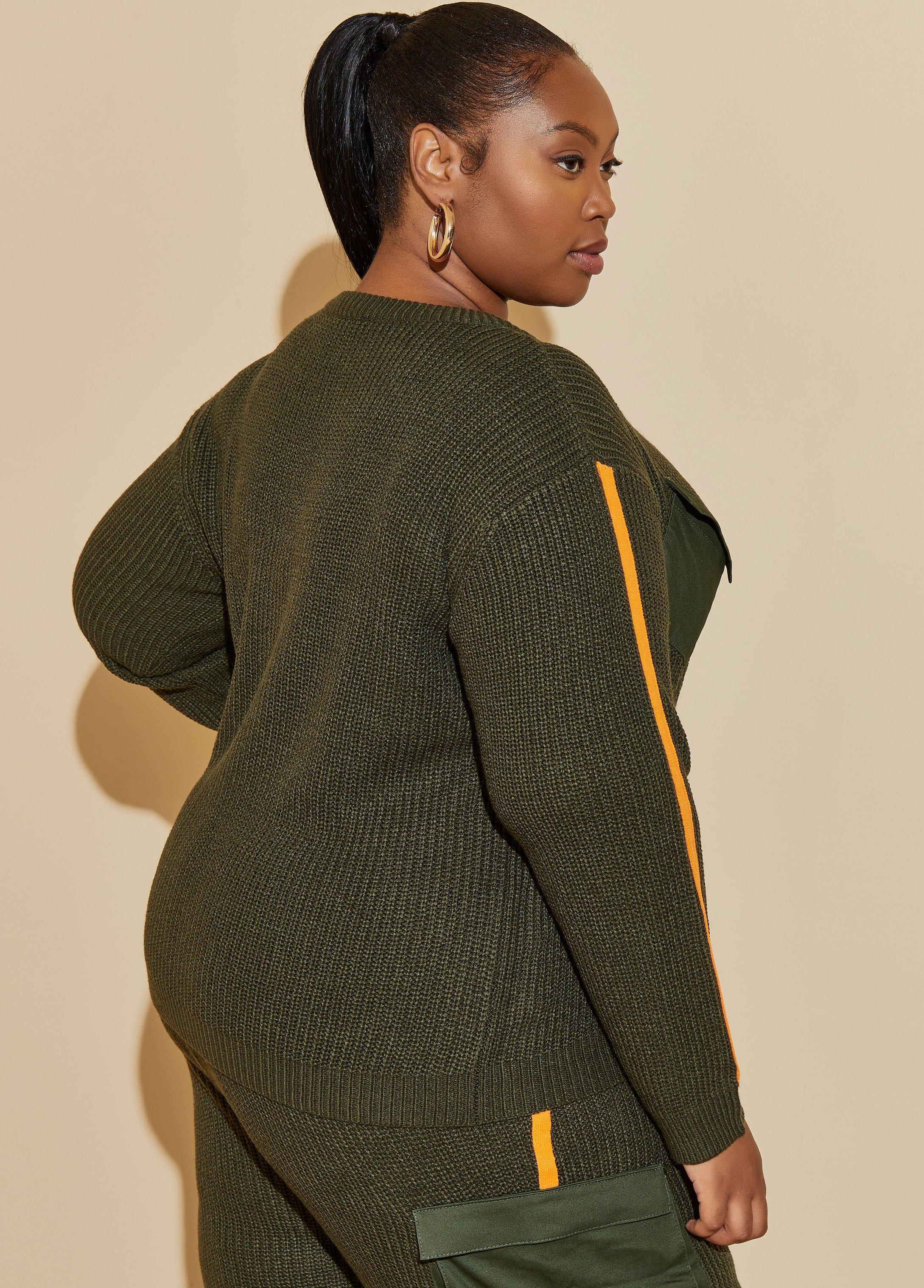 Ribbed Cargo Sweater Product Image