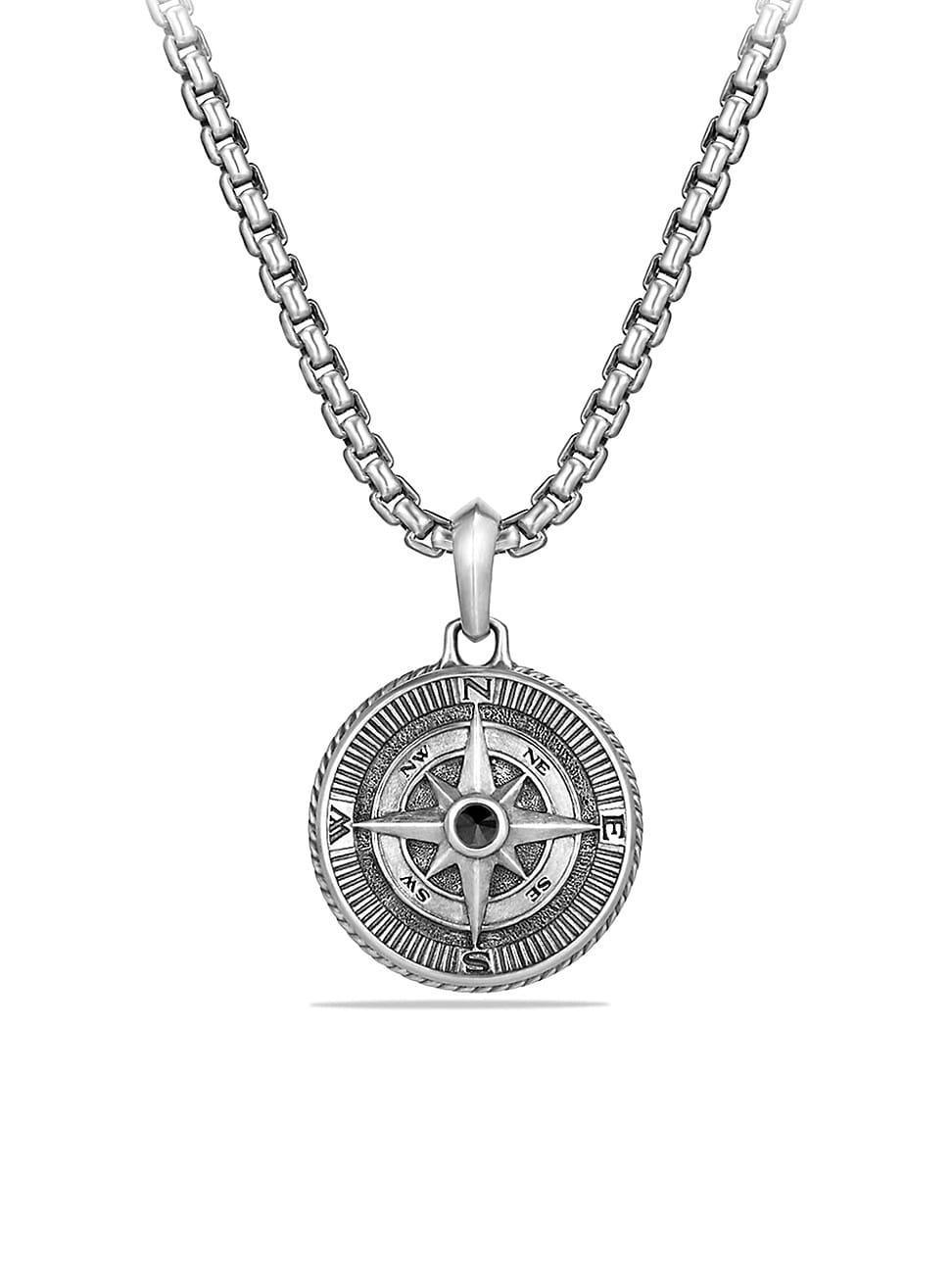 David Yurman Maritime Compass Amulet with Black Diamond Product Image