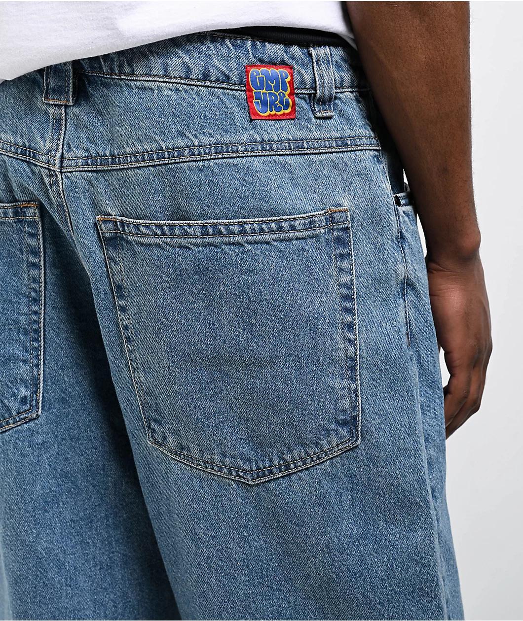 Empyre Blake Blue Wash Ultra Loose Skate Jeans Product Image
