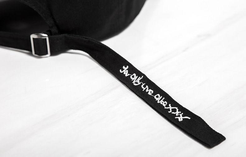 Tie-Accent Embroidered Baseball Cap Product Image