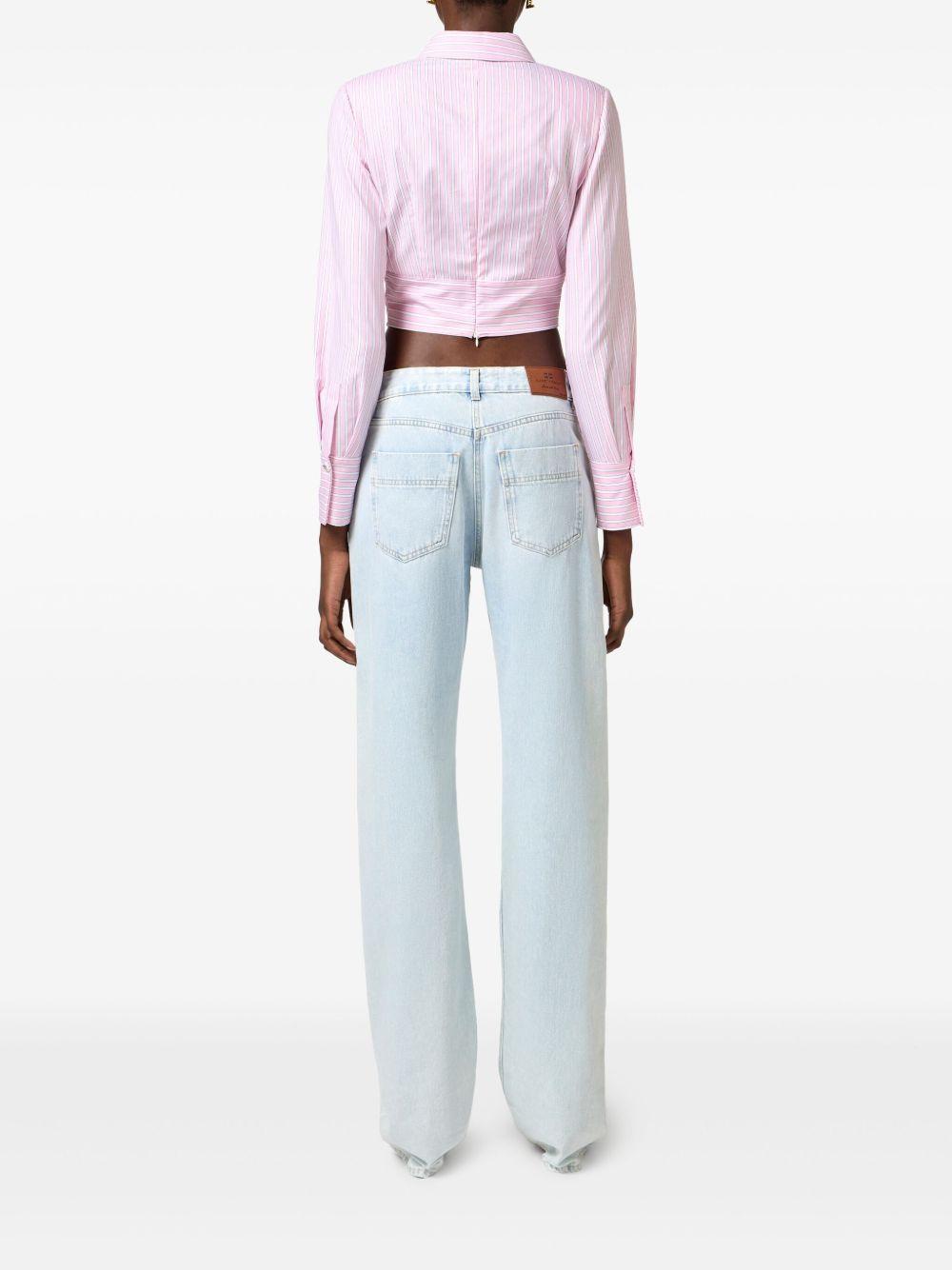 bow-detail poplin shirt  Product Image