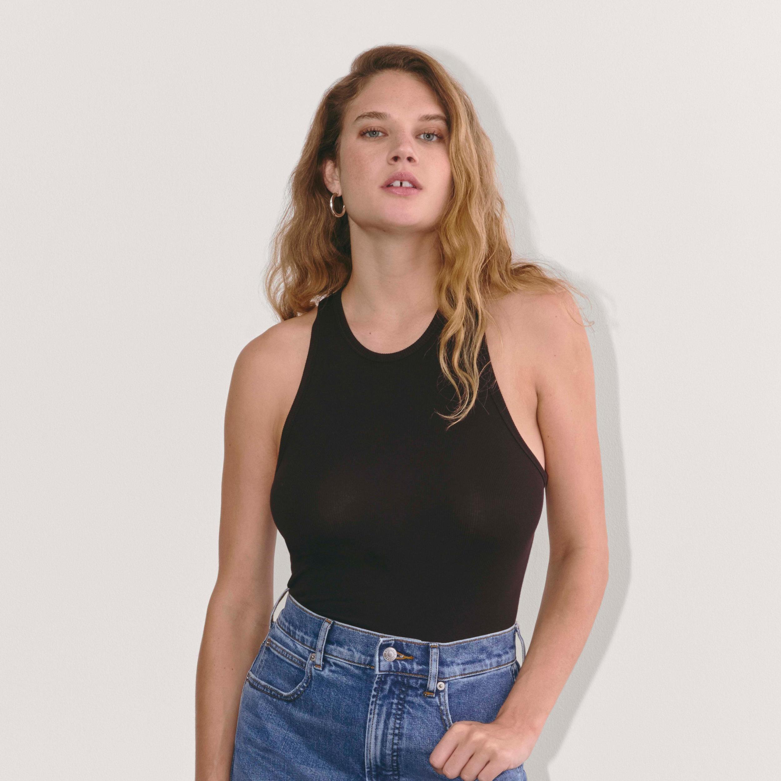 The Luxe Rib Racerback Tank Product Image