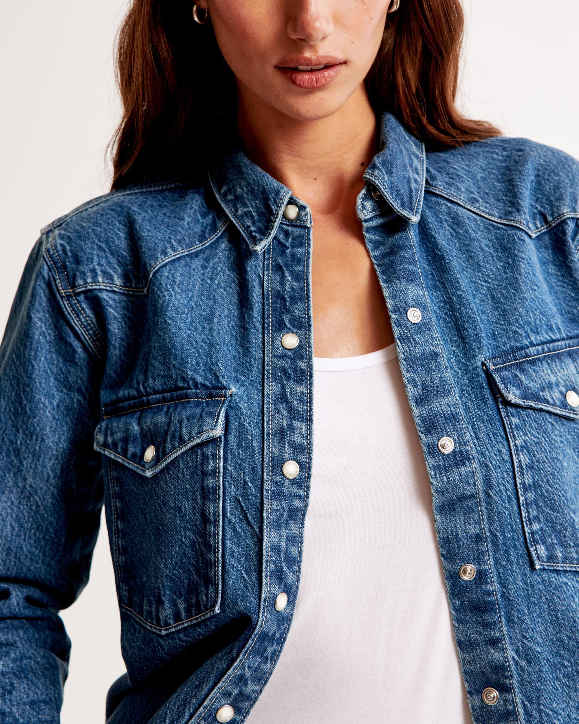 Western Denim Shirt Product Image