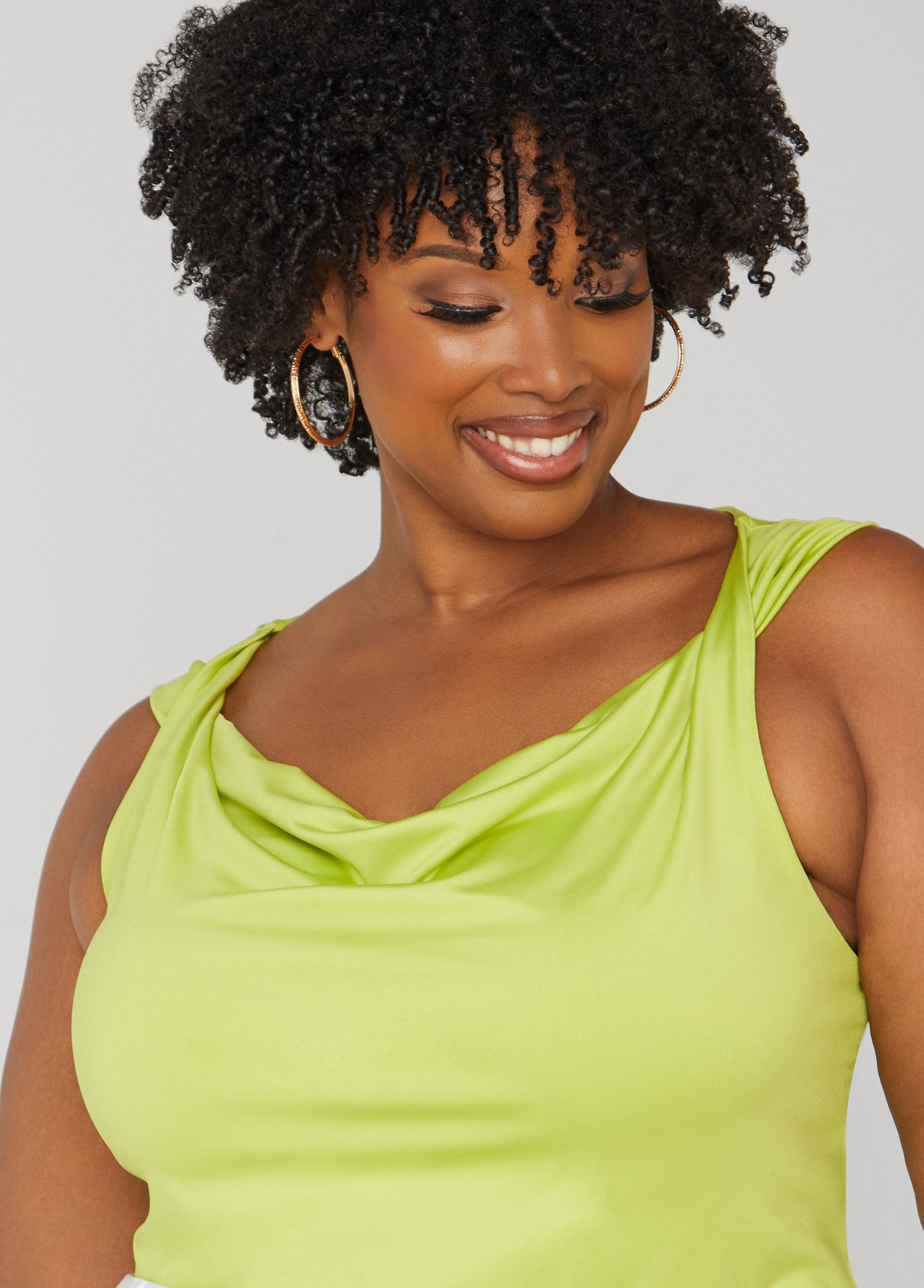 Twisted Cowl Neck Top Product Image
