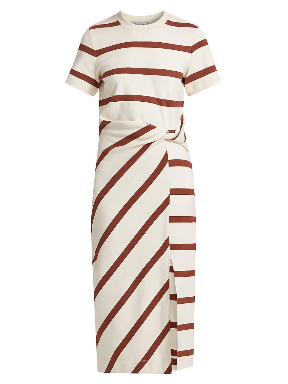 Womens Cody Striped Short-Sleeve Dress Product Image
