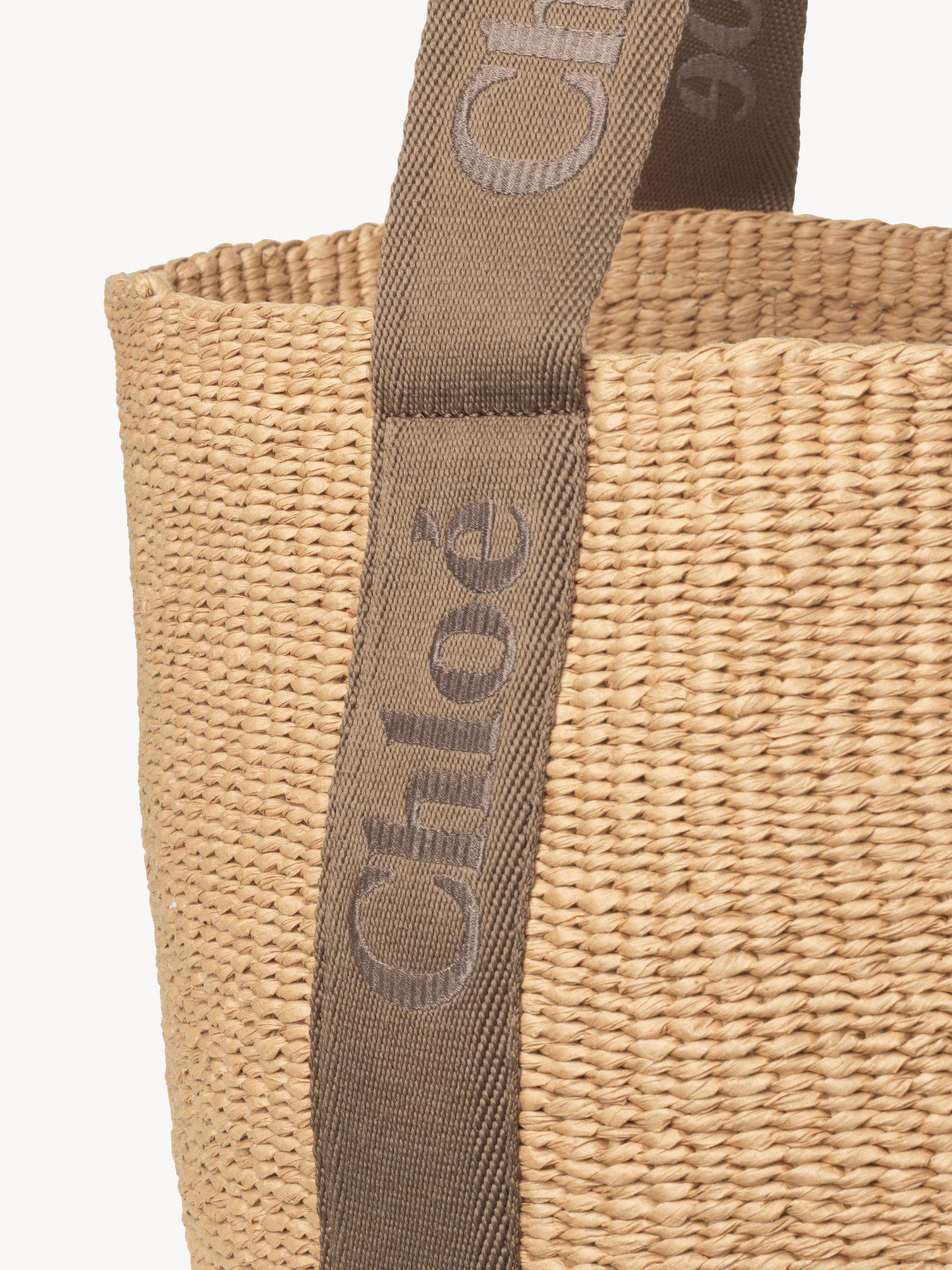 Large Woody basket in natural fibers Product Image