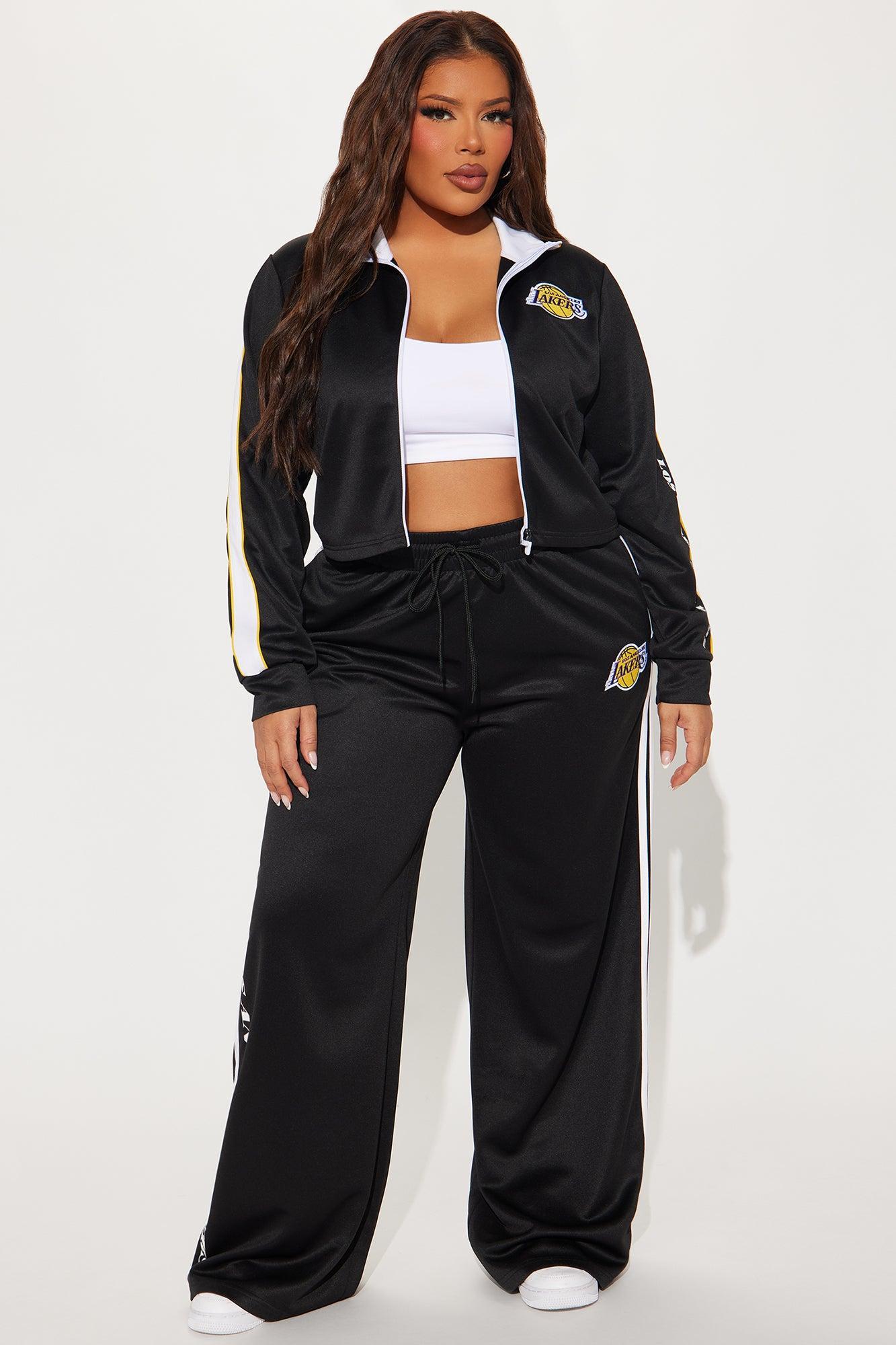 Lakers Halftime Zip Up Jacket - Black Product Image