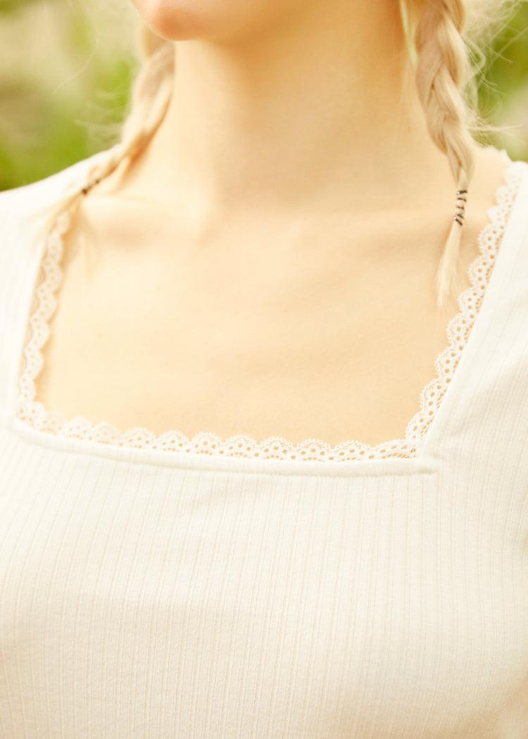 Lace Around the Edges Tee Product Image