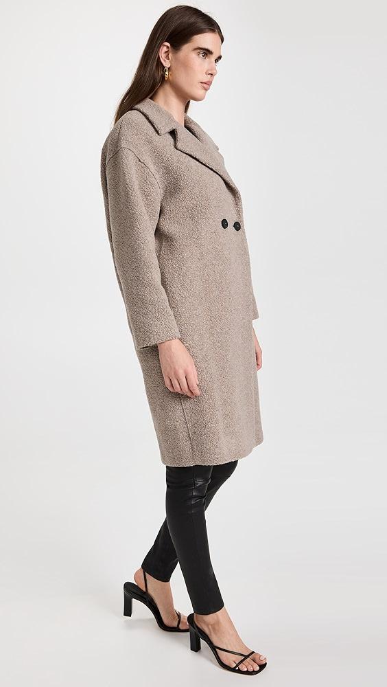 Harris Wharf London Dropped Shoulder Boucle Coat | Shopbop Product Image