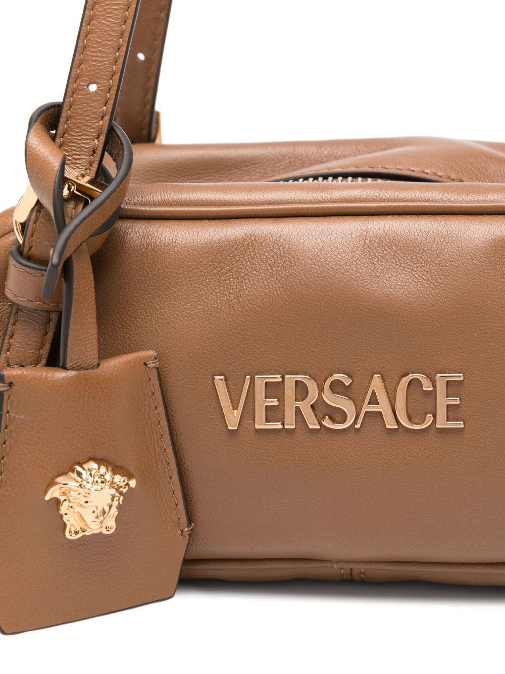logo-plaque top-handle bag Product Image