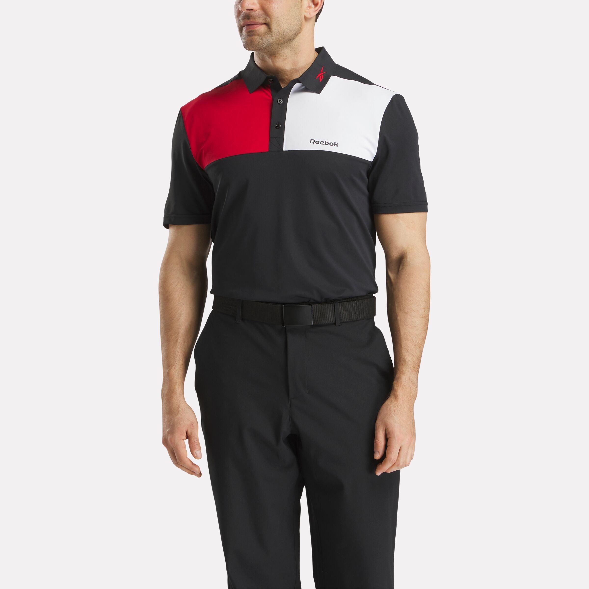 Men's Colorblock Bonded Collar Polo Shirt Male Product Image