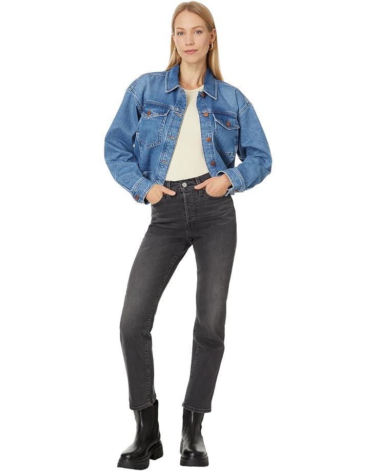 Isa Cropped Trucker Jacket Product Image