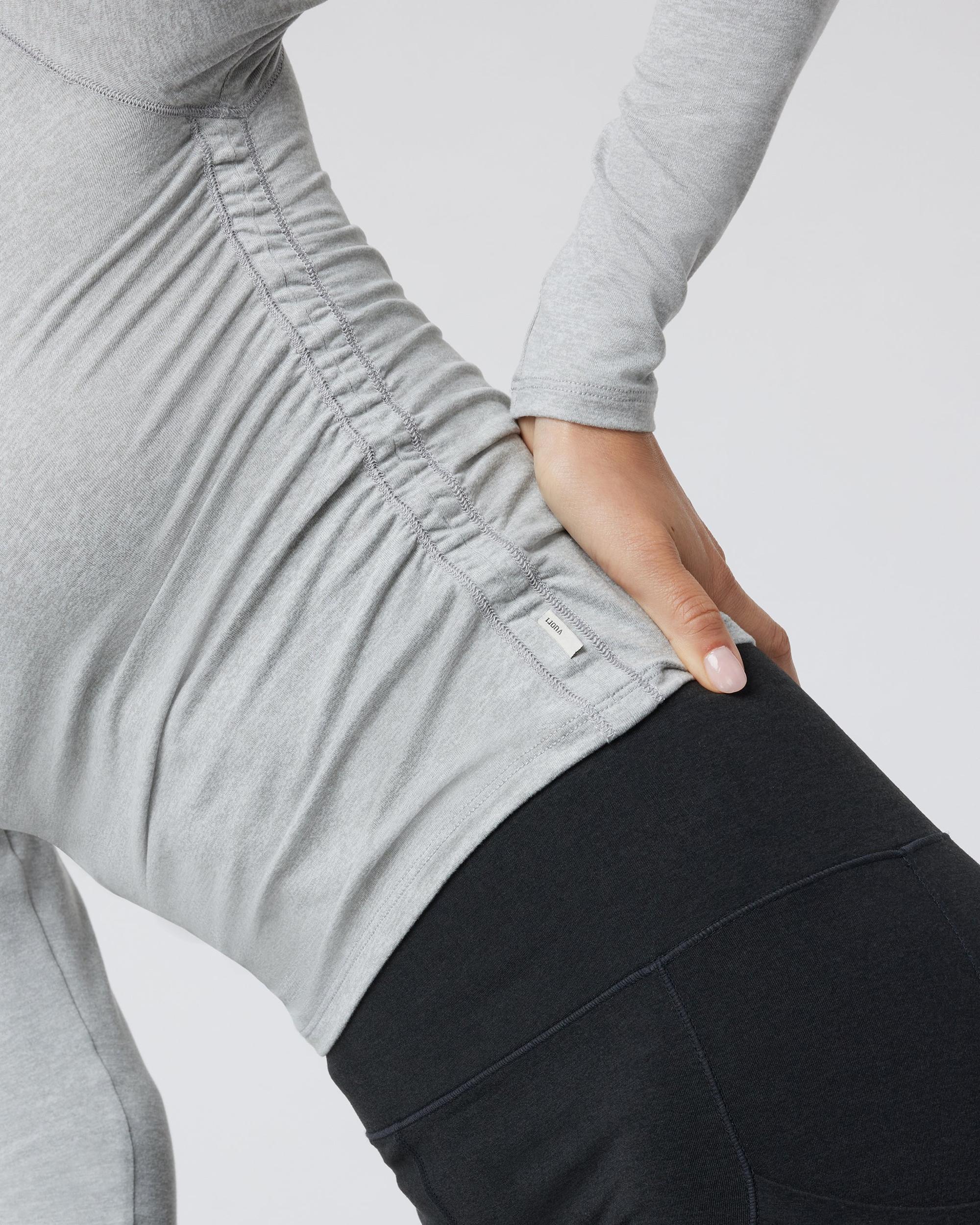 Long Sleeve Halo Ruched Tee Product Image