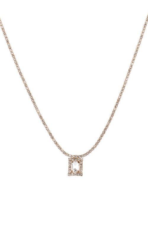 Ettika Minimal Glass 18K Gold Plated Adjustable Necklace Product Image