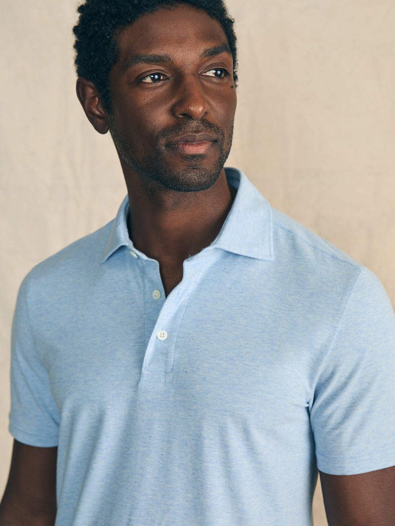 Short-Sleeve Movement™ Polo Shirt - Cardiff Blue Heather Product Image