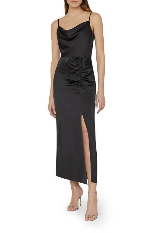 Milly Lilliana Ruched Midi Slip Dress Product Image