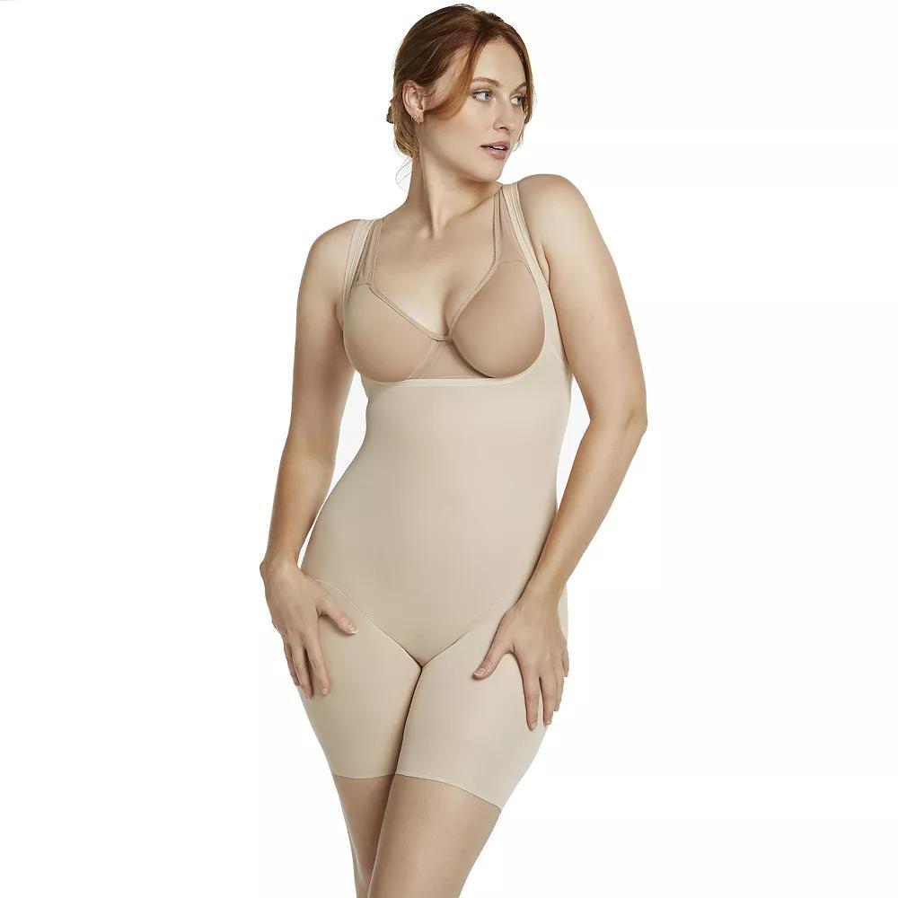 Naomi & Nicole Firm Control Shapewear Unbelievable Comfort Thigh Slimming Torsette Bodysuit 7071, Womens Product Image
