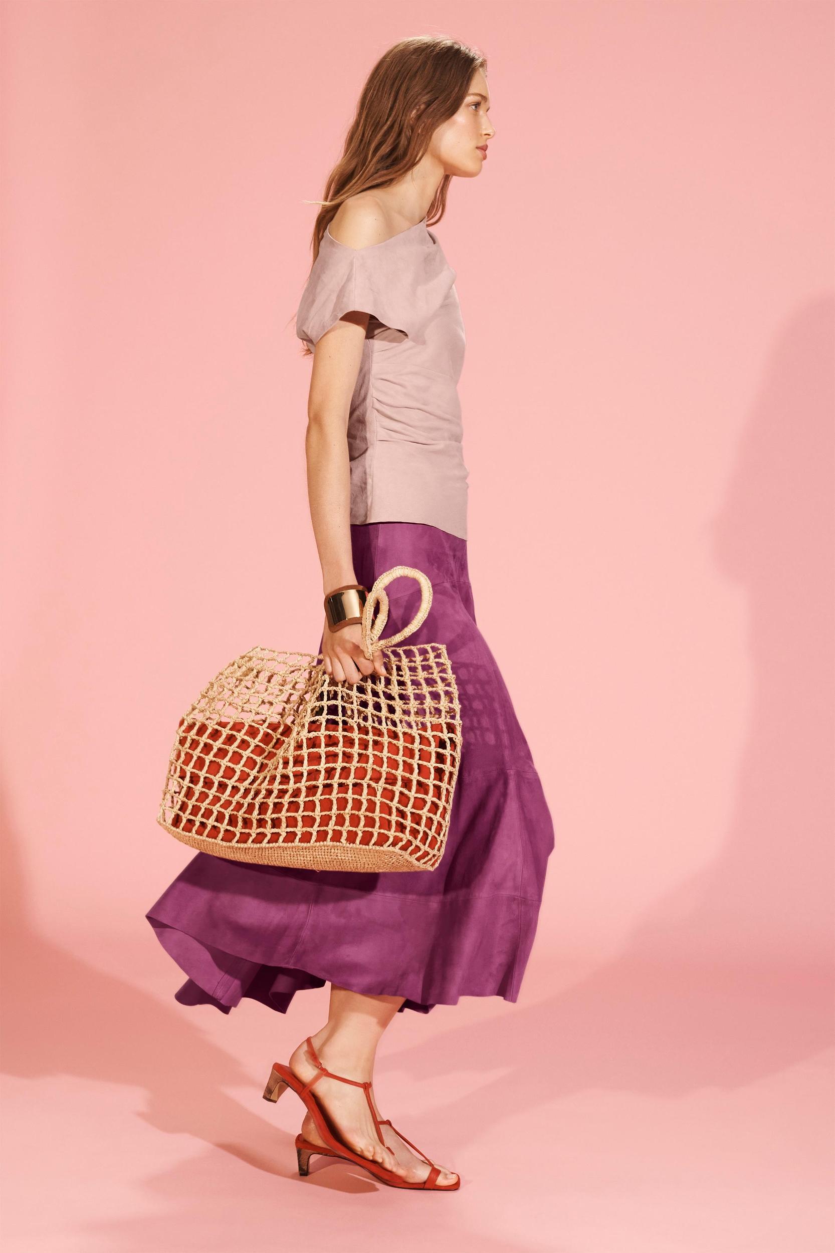 LIMITED EDITION ASYMMETRIC SUEDE MIDI SKIRT Product Image