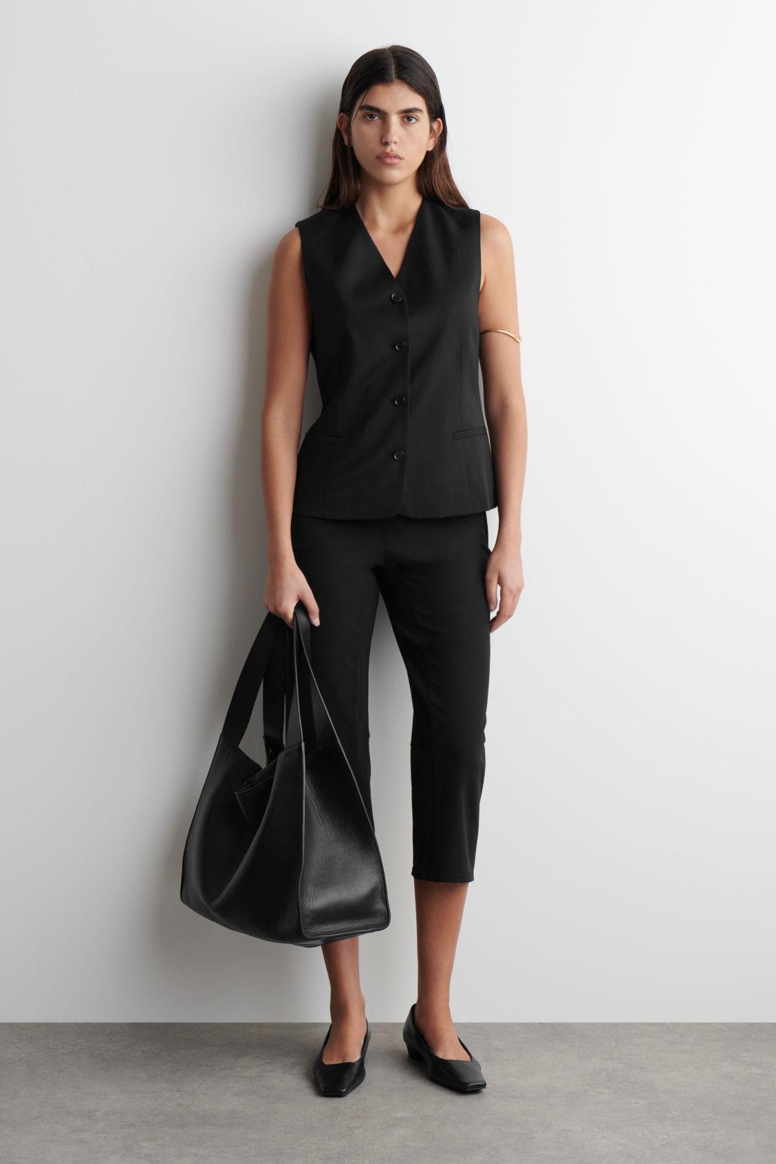 TAILORED WOOL VEST Product Image