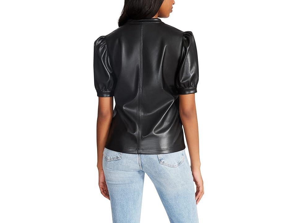 Steve Madden Jane Faux Leather Top Product Image