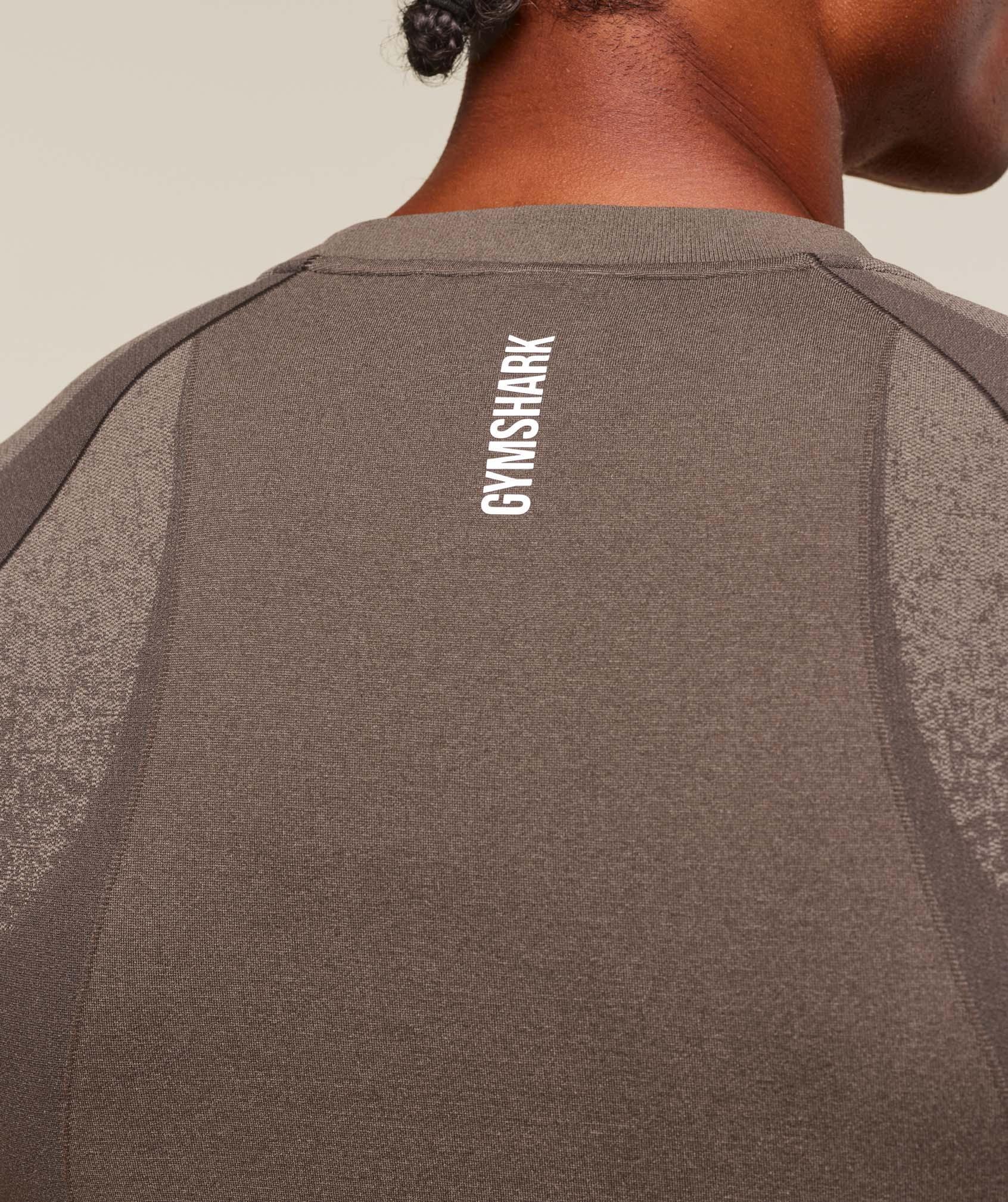 Gymshark Shadow Seamless T Shirt - Camo Brown Male Product Image