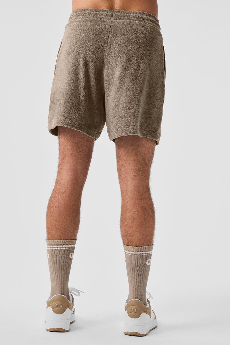 7" Coastal Terry Short - Gravel Product Image