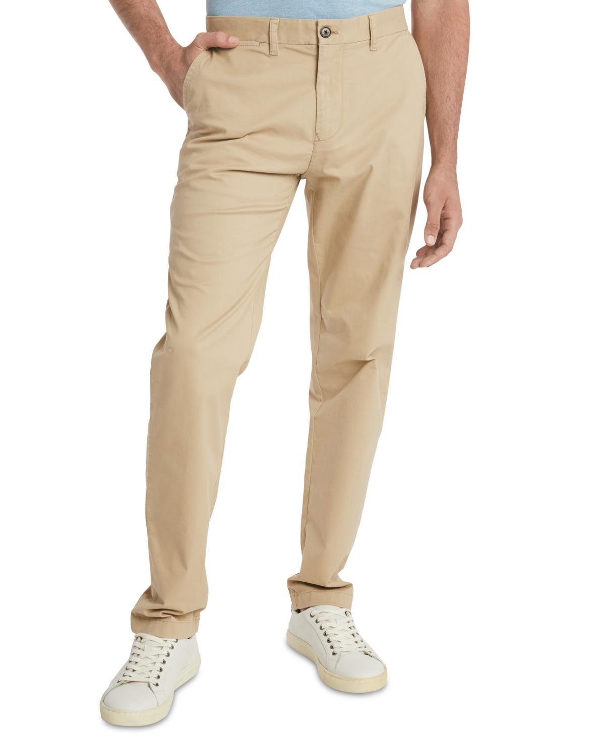 Men's Tommy Hilfiger Custom-Fit Chino Pants, Size: 38 X 32, Sand Green Product Image