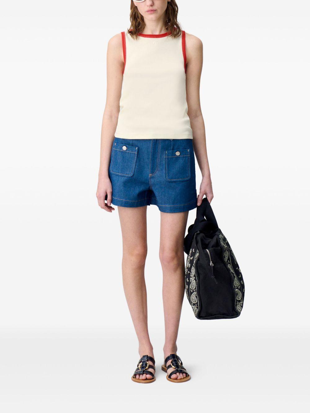 ribbed cotton top Product Image