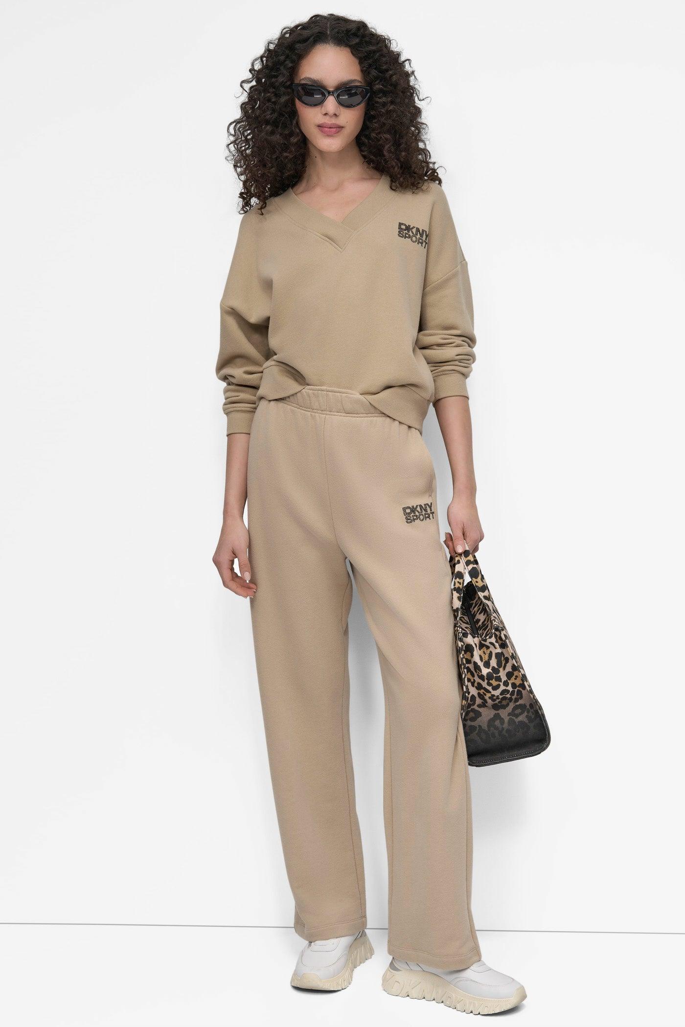 EXTRA HIGH-RISE LOGO-EMBELLISHED SWEATPANT Product Image