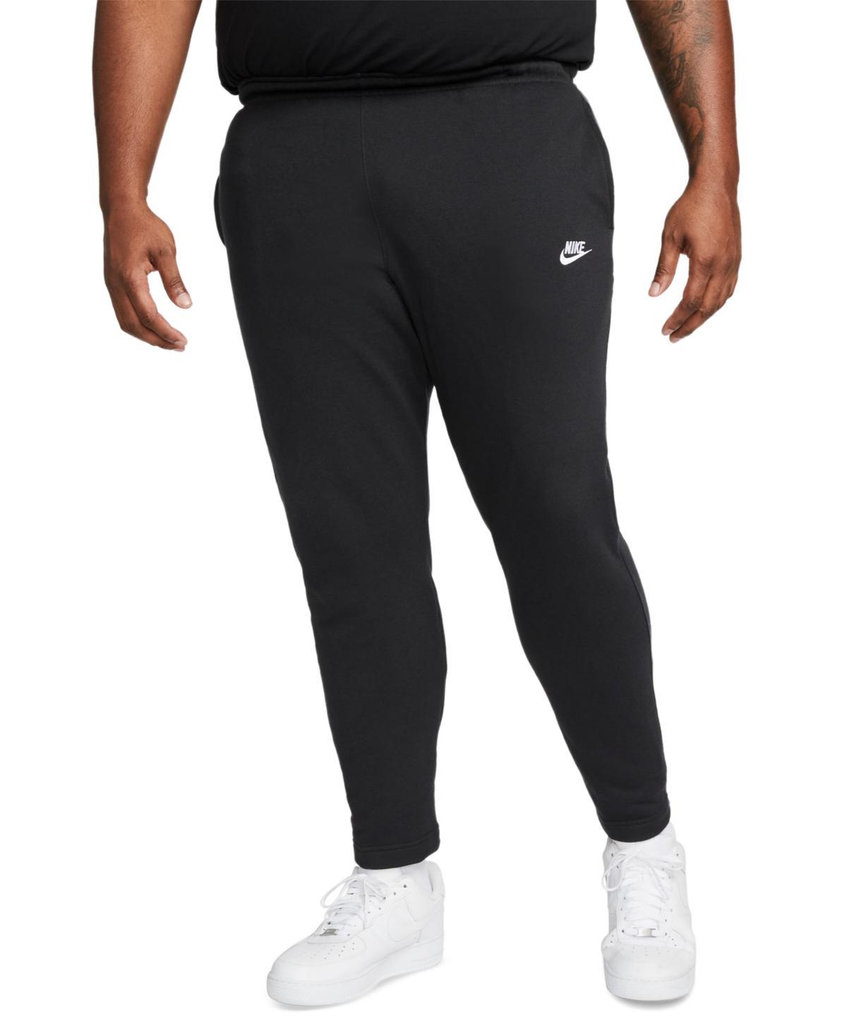 Big & Tall Nike Sportswear Club Fleece Pants, Mens Dark Gray Grey Product Image