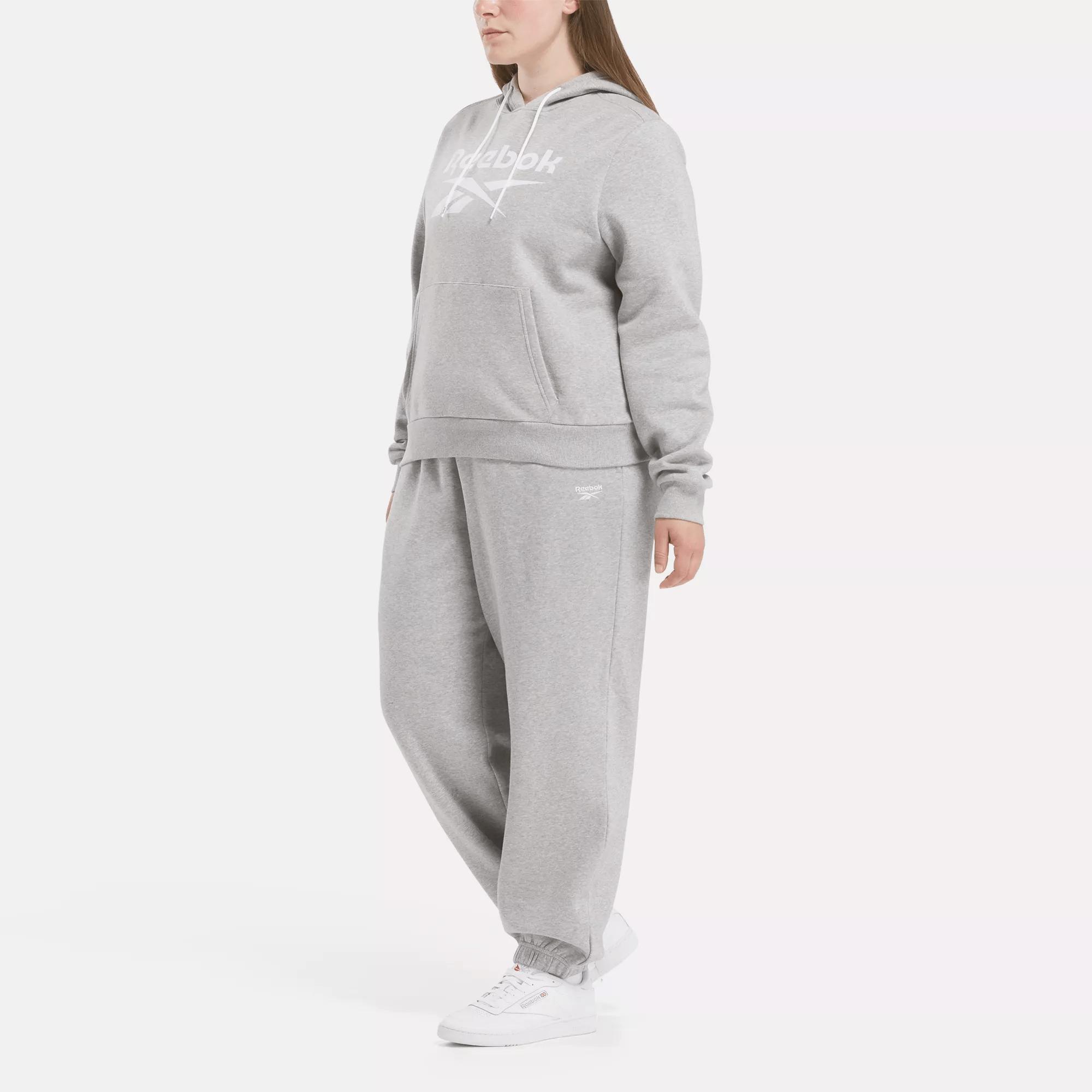 Women's Reebok Identity Big Logo Fleece Hoodie (Plus Size) Female Product Image