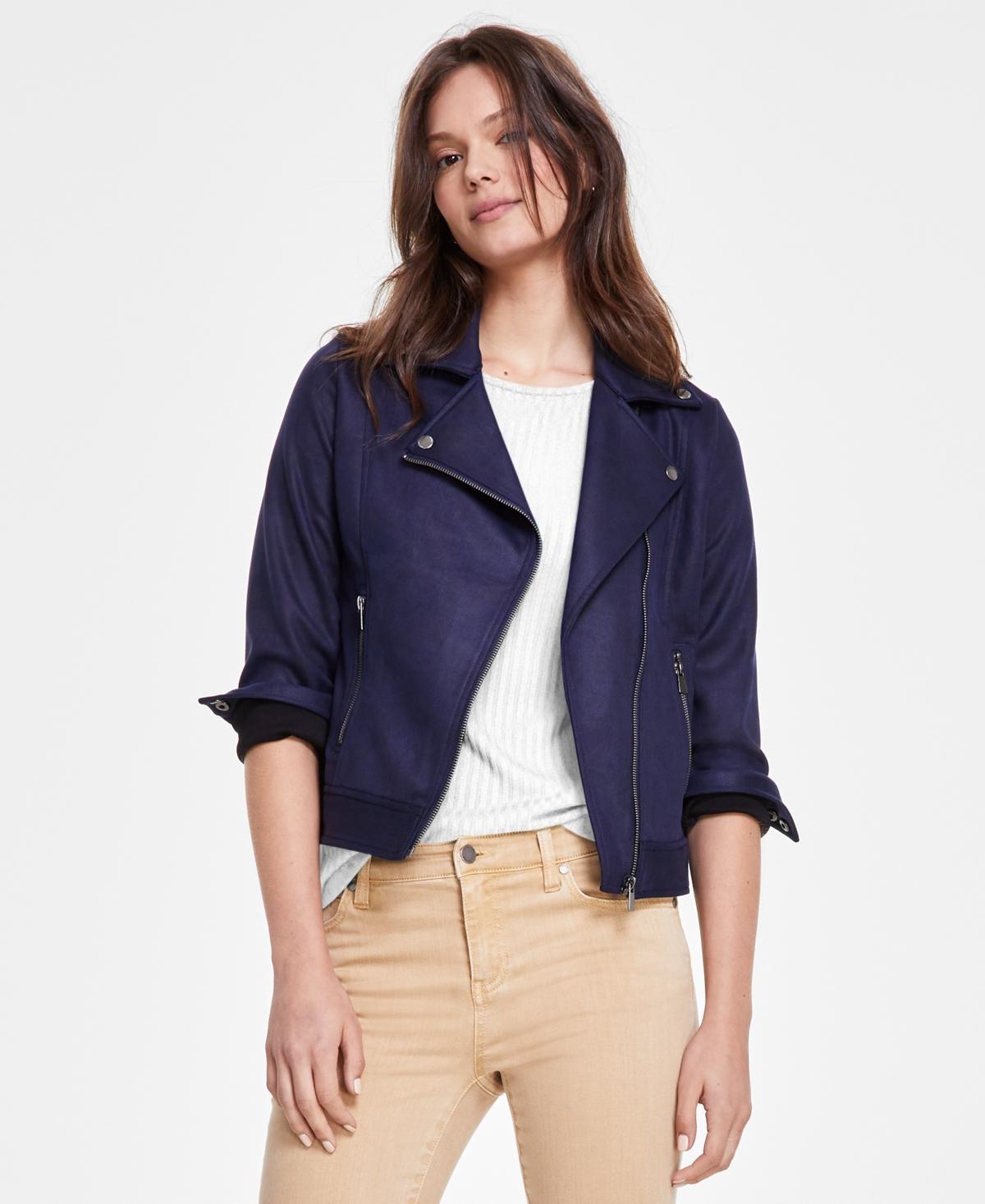 Liverpool Los Angeles Faux Leather Moto Jacket Product Image