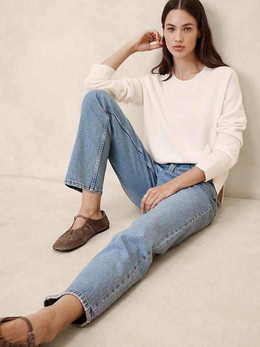 Merino-Cashmere Pullover Sweater Product Image