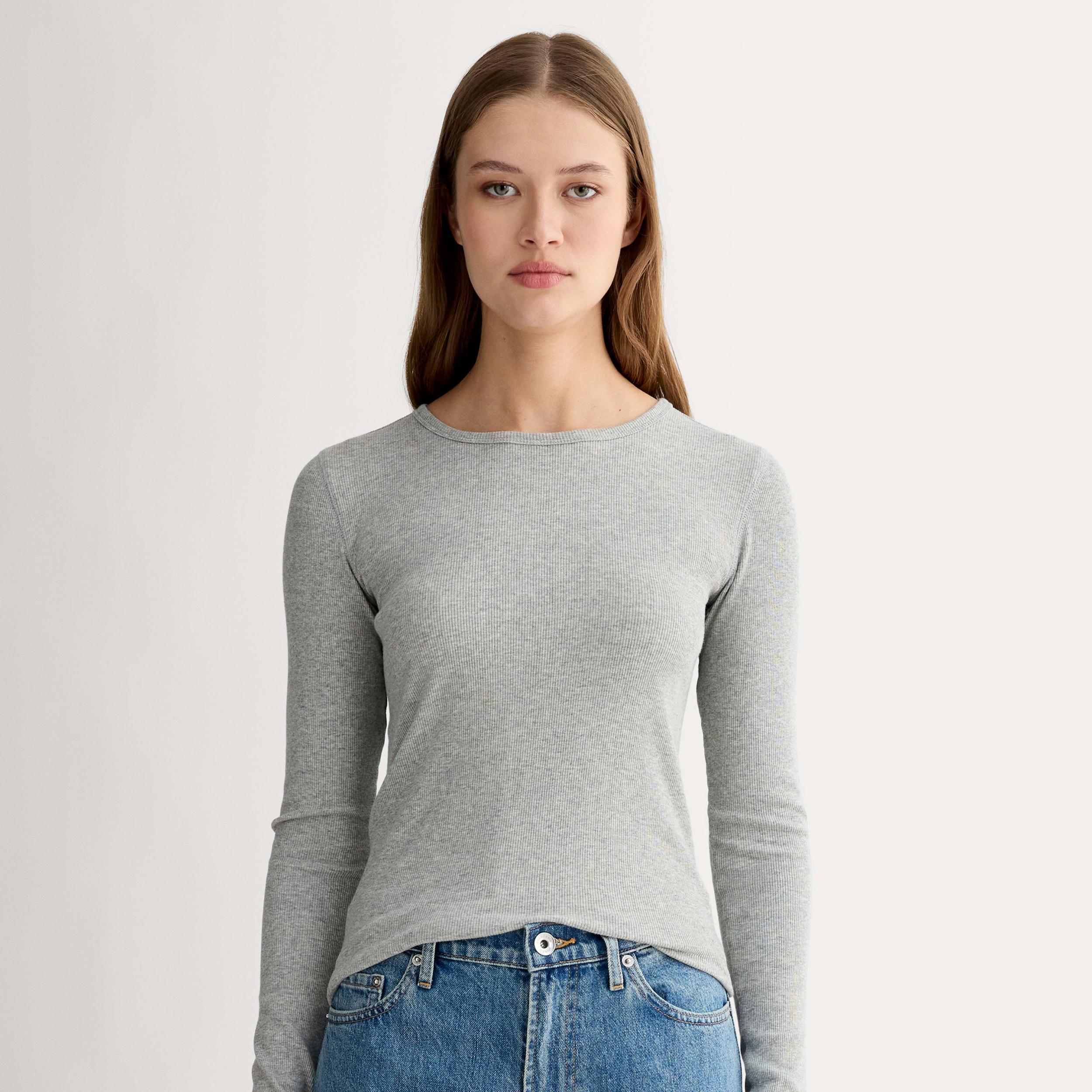 Womens Luxe Rib Long-Sleeve Crew Sweater by Everlane Product Image